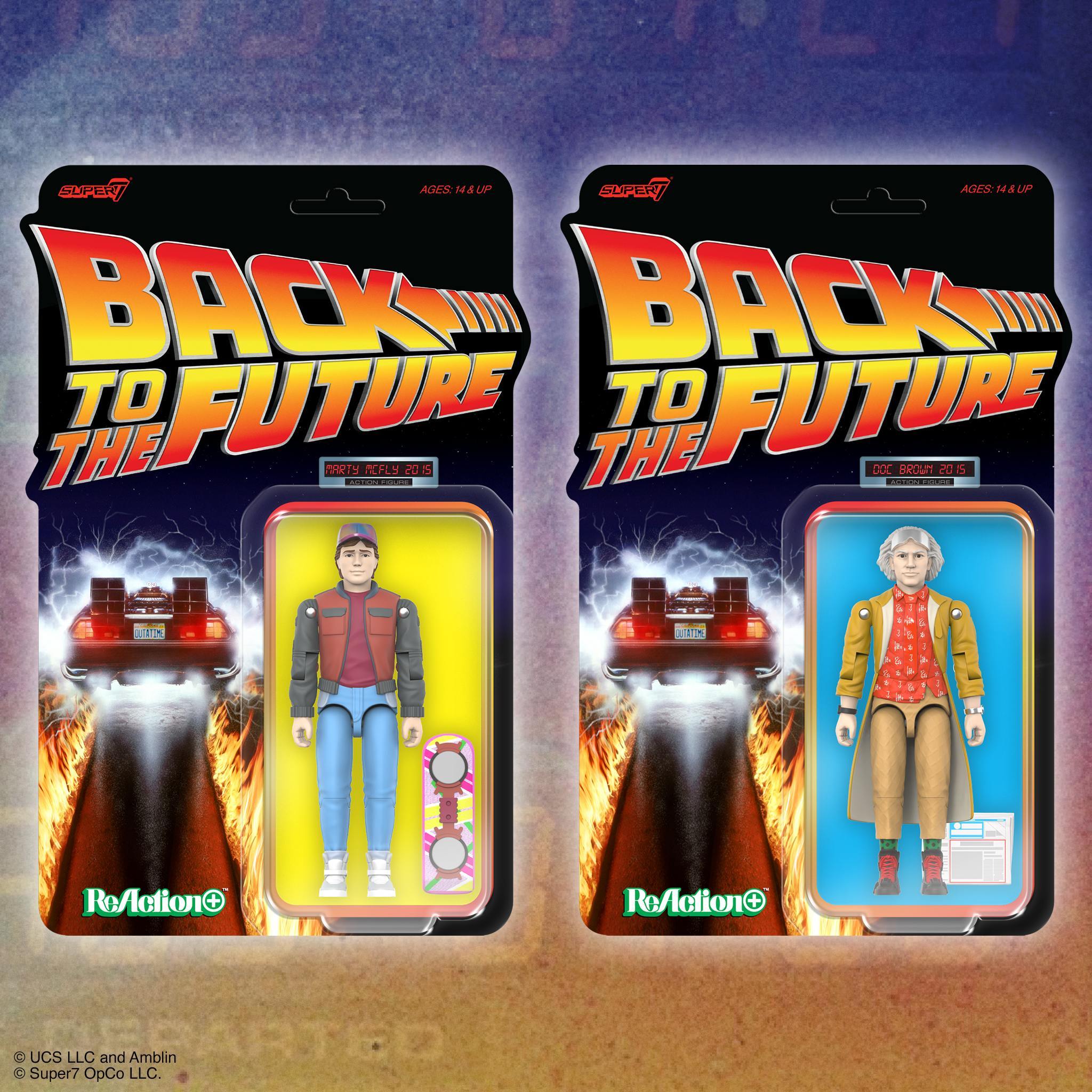 Back To The Future ReAction+ Wave 02 - Dr. Emmett Brown & Marty McFly (2015)
