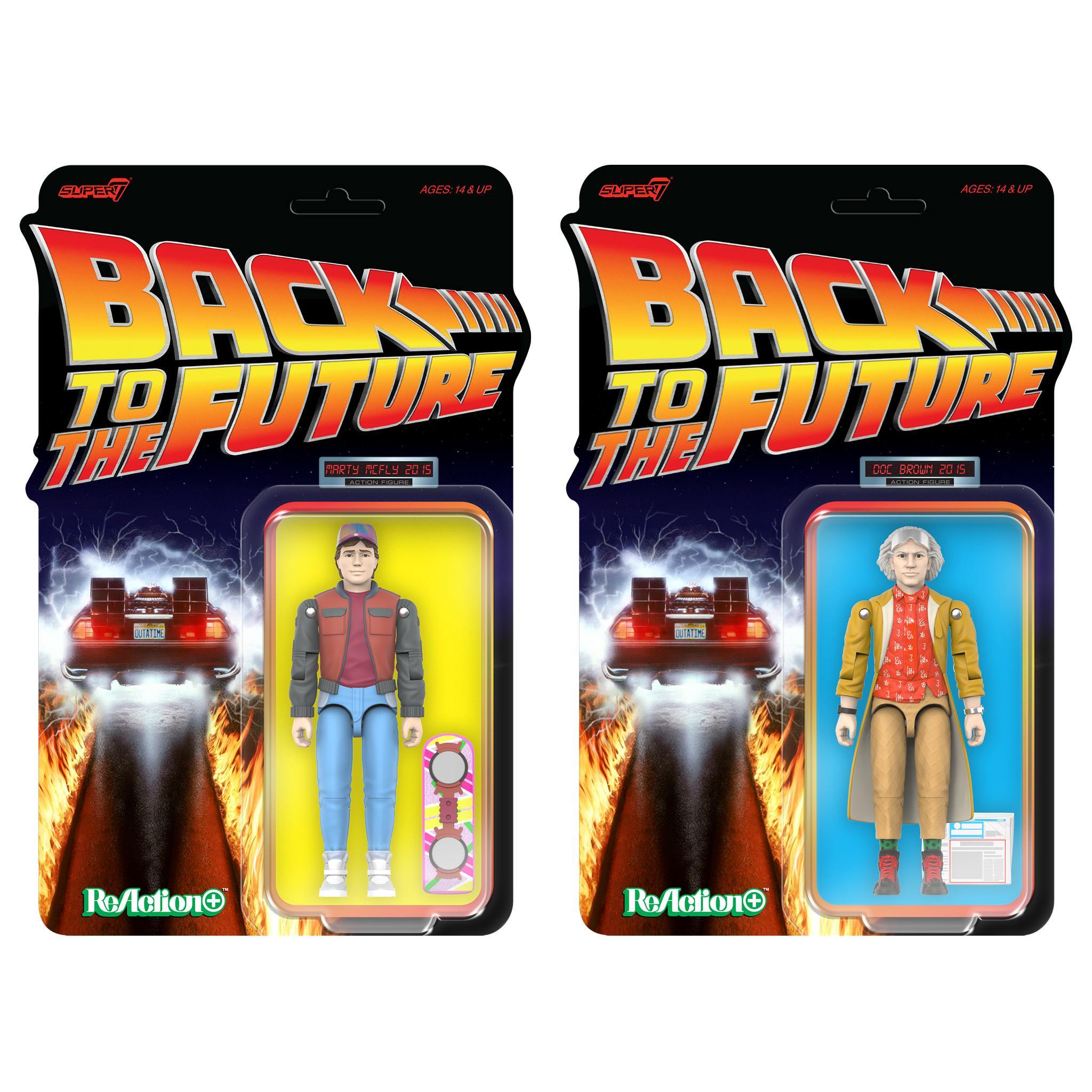Back To The Future ReAction+ Wave 02 - Dr. Emmett Brown & Marty McFly (2015)