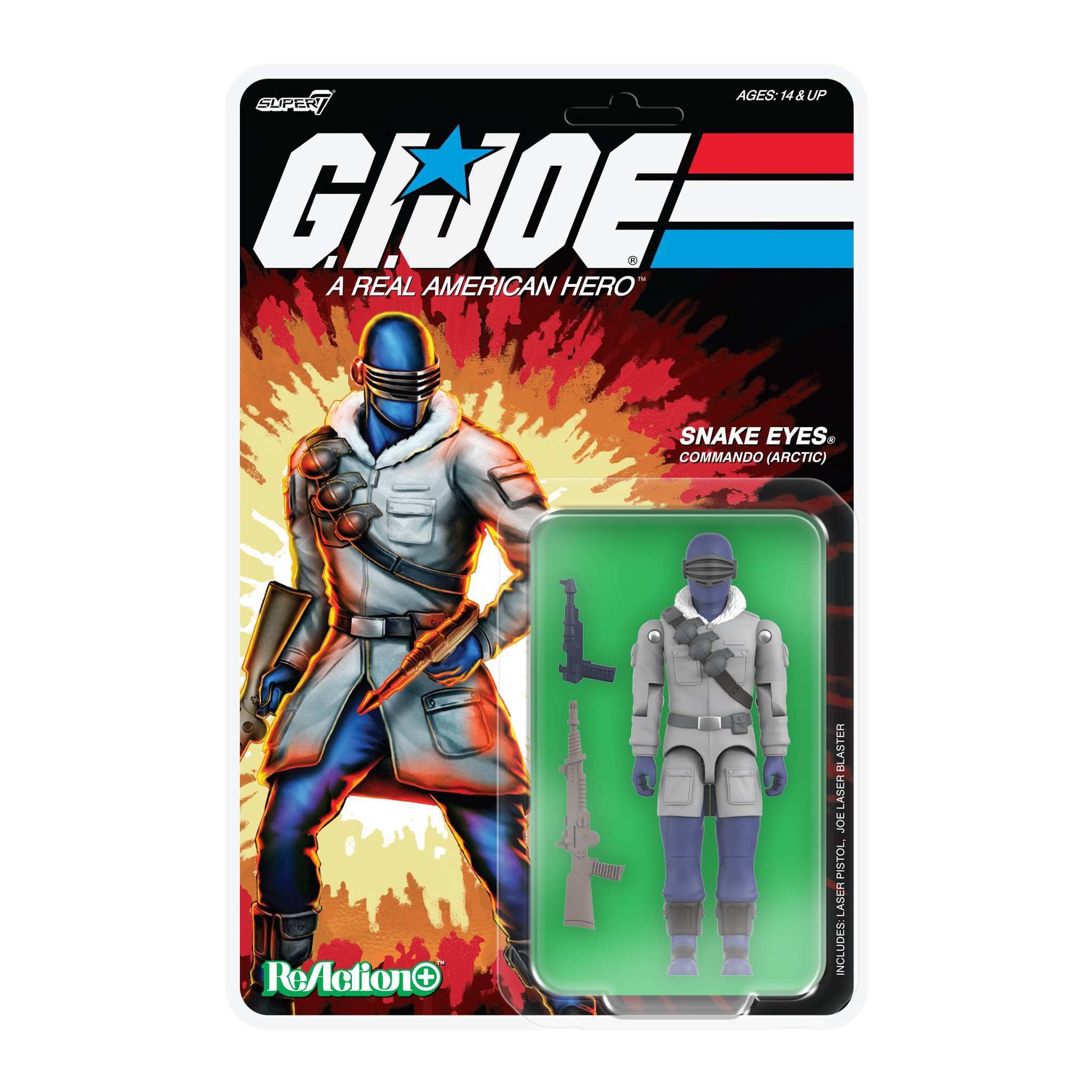 G.I. Joe ReAction+ Wave 05 (Movie) - Arctic Snake Eyes (Movie)