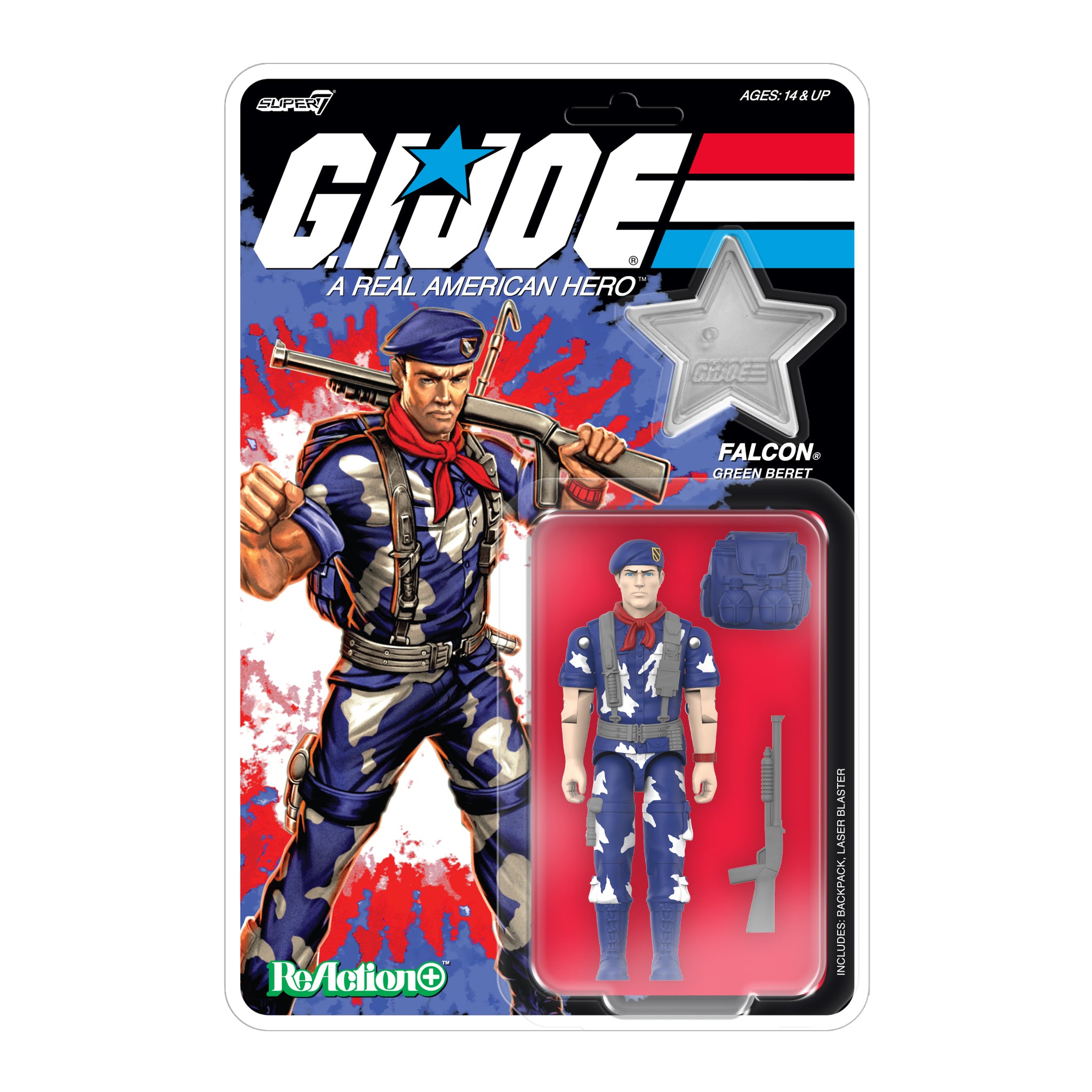 G.I. Joe ReAction+ Wave 08 - LT. Falcon (America's 250th Anniversary)