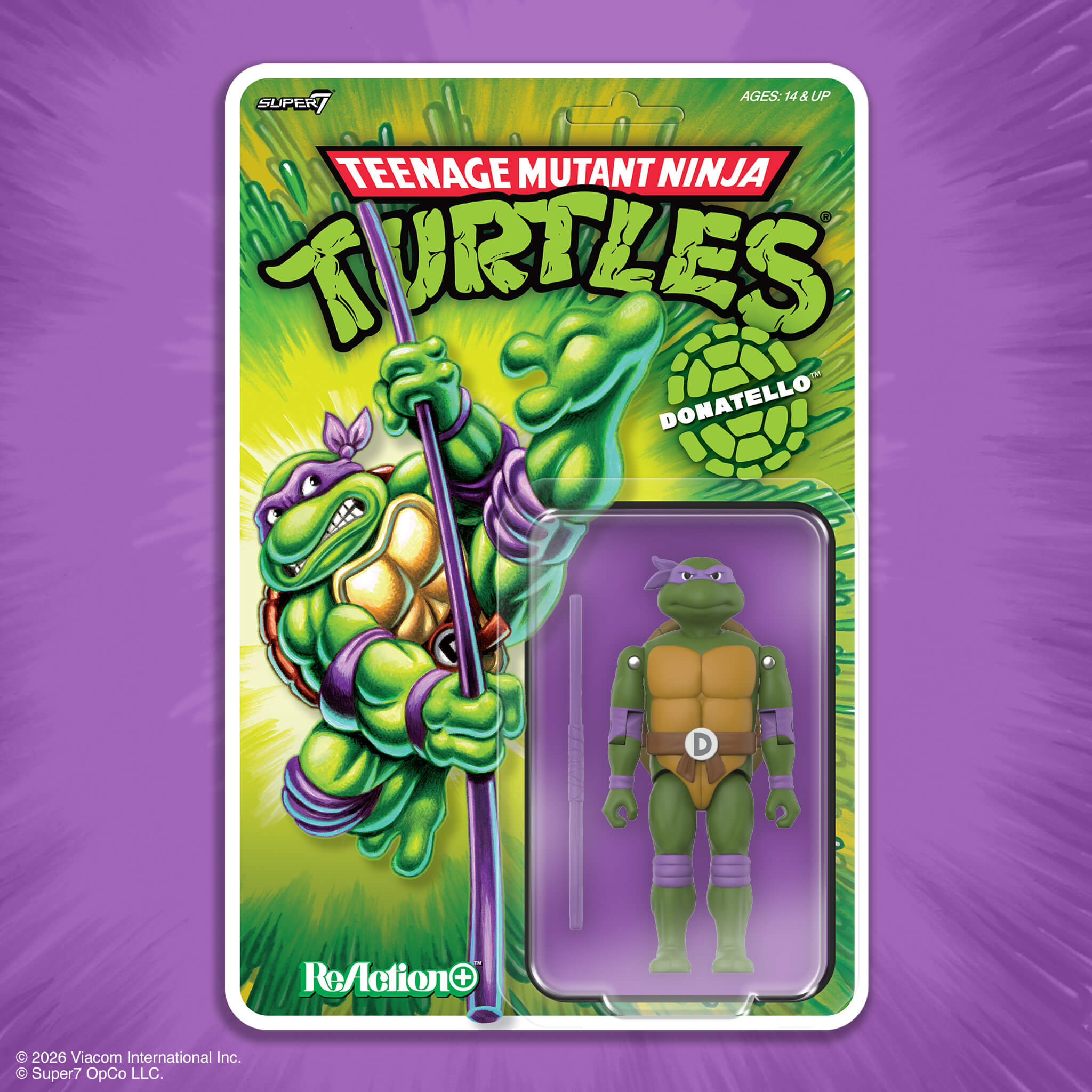 Teenage Mutant Ninja Turtles ReAction+ Wave 01 - Donatello