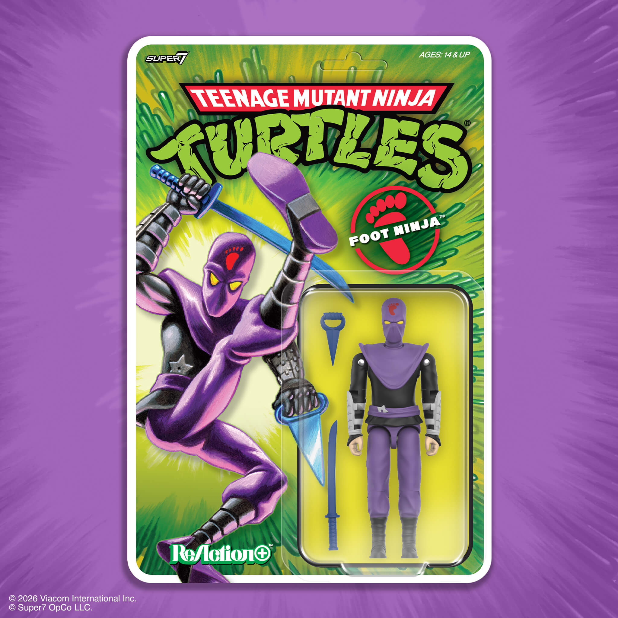 Teenage Mutant Ninja Turtles ReAction+ Wave 01 - Foot Ninja