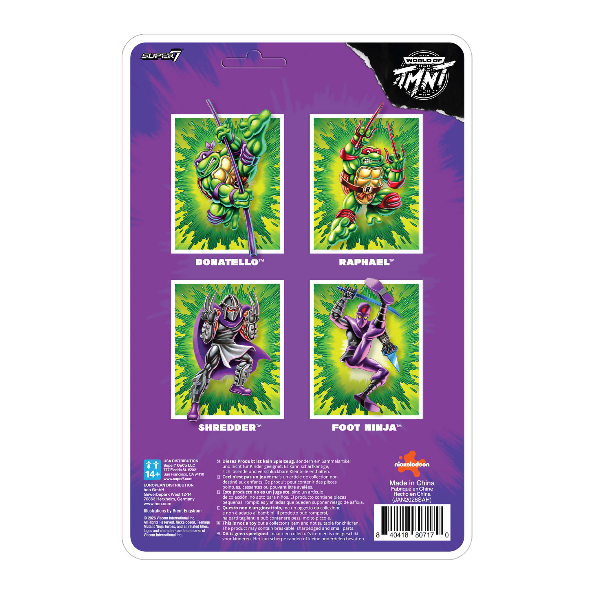 Teenage Mutant Ninja Turtles ReAction+ Wave 01 - Raphael