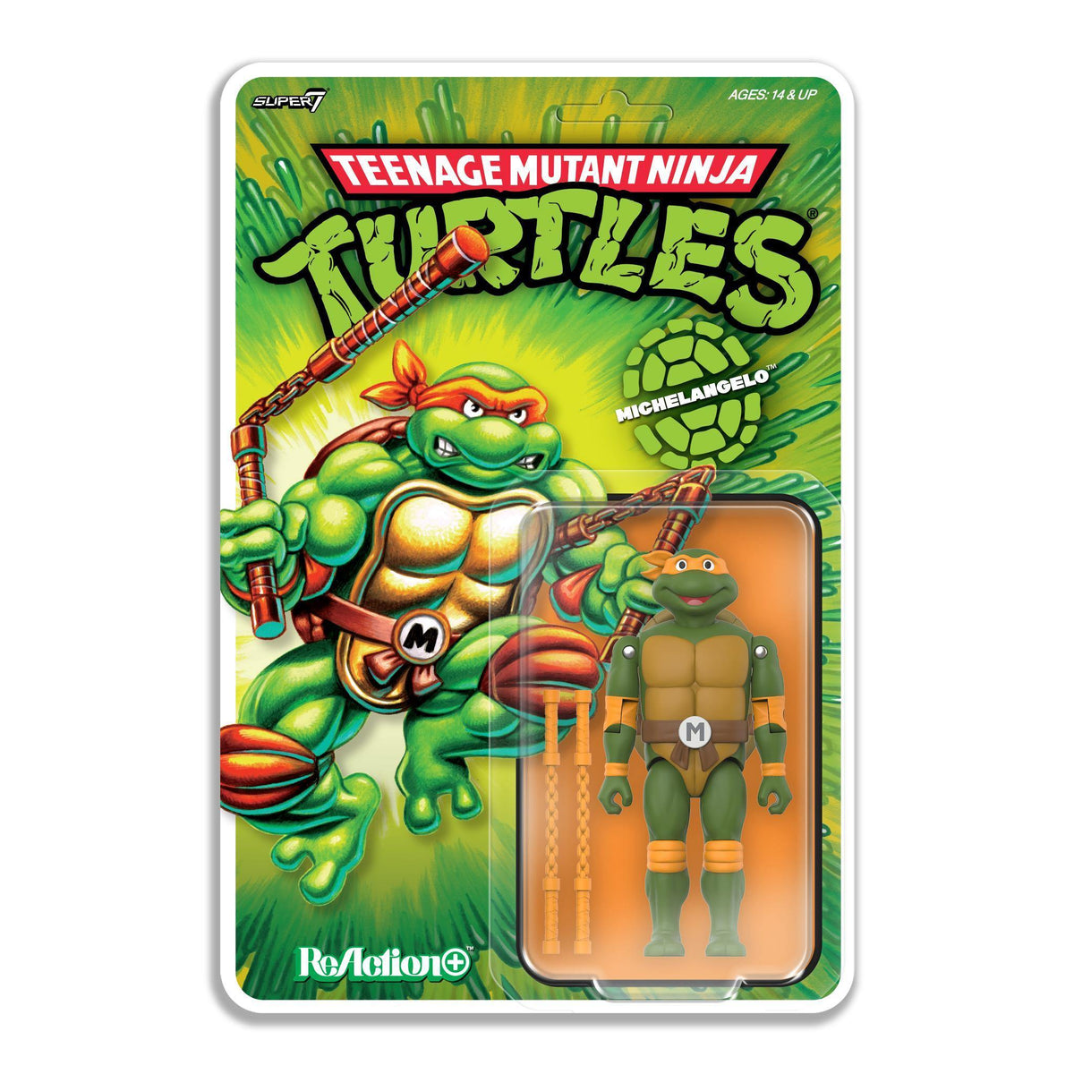 Teenage Mutant Ninja Turtles ReAction+ Wave 02 - Michelangelo