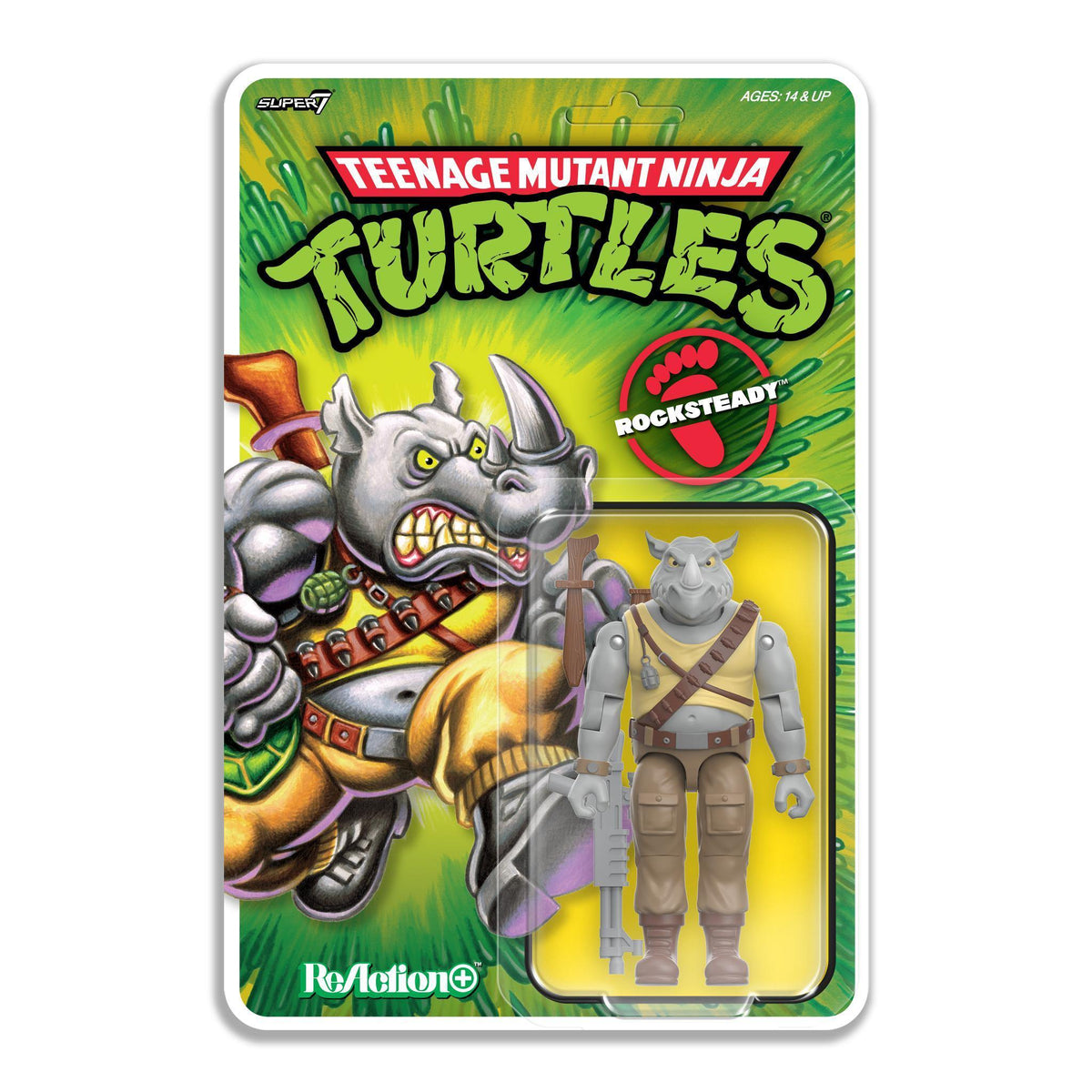 Teenage Mutant Ninja Turtles ReAction+ Wave 02 - Rocksteady