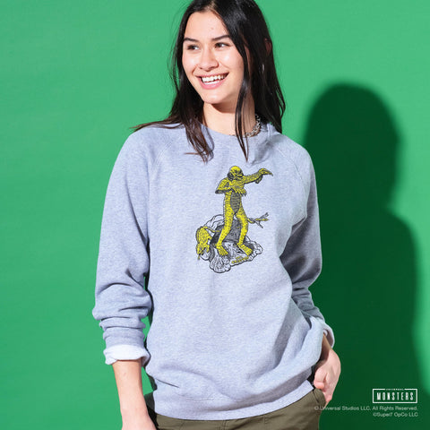 Creature Model Kit Crewneck Heather Gray Fleece