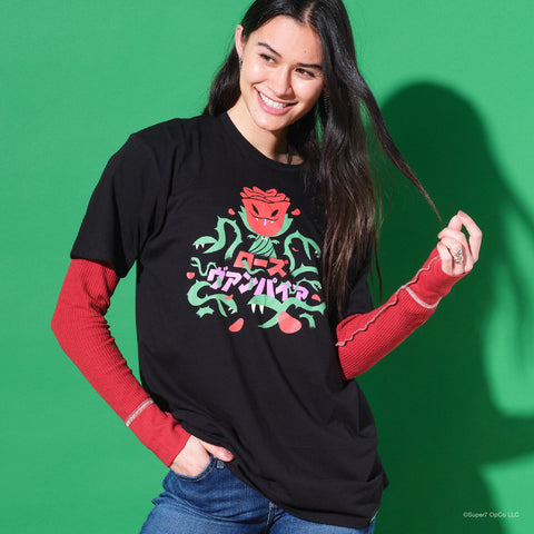 Super 7 T-Shirt - Kaiju Poster Rose Vampire