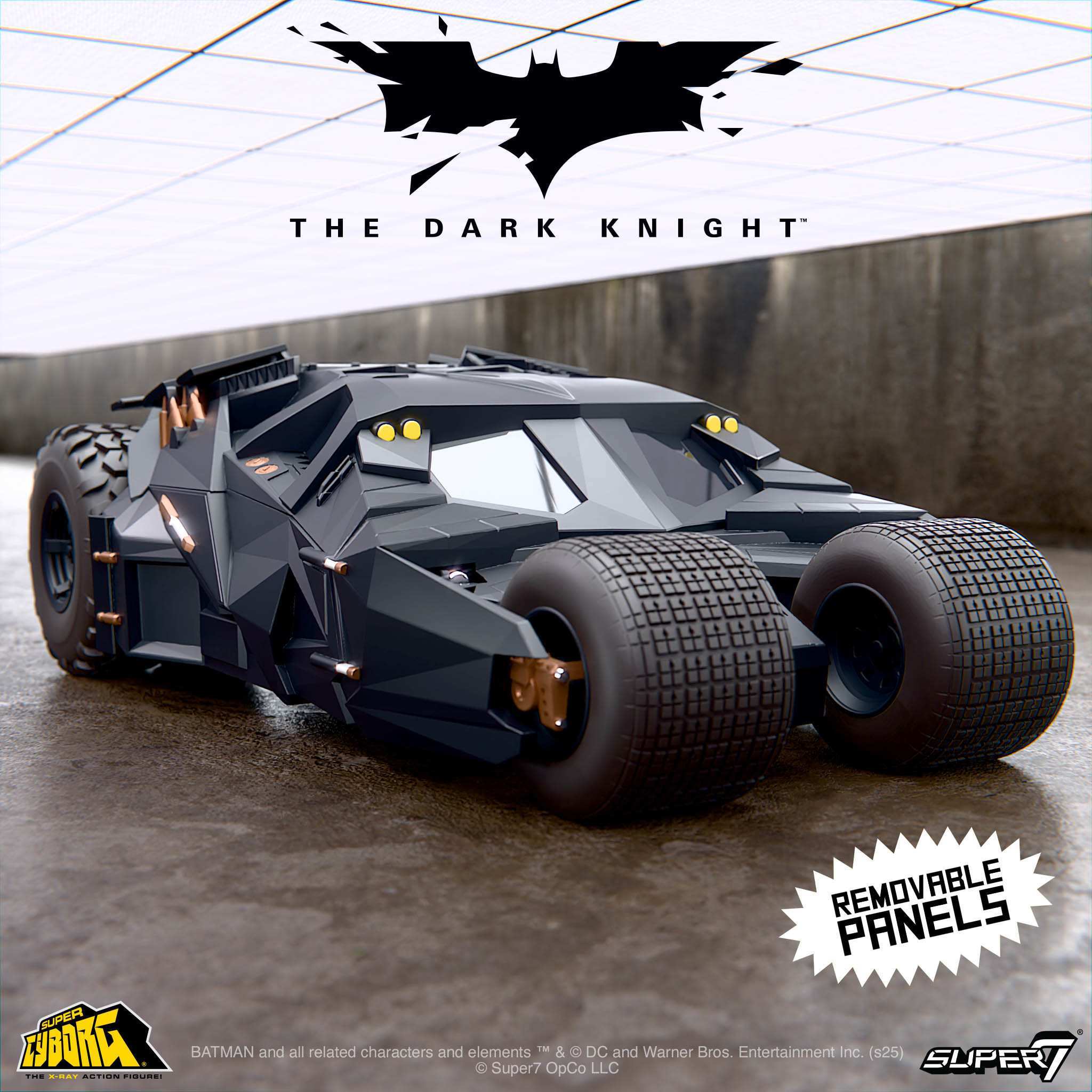 Batman Super Cyborg - Batmobile Tumbler (Full Color)