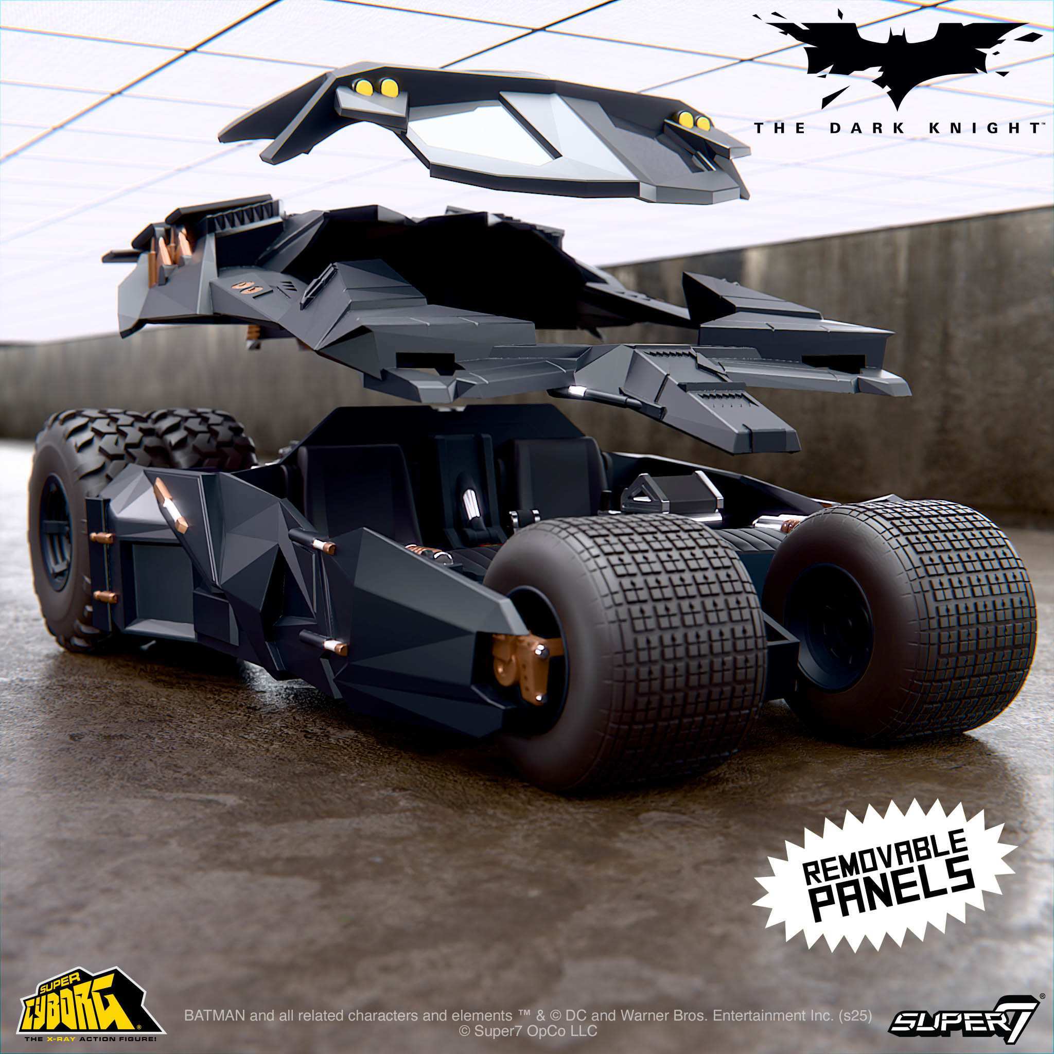Batman Super Cyborg - Batmobile Tumbler (Full Color)