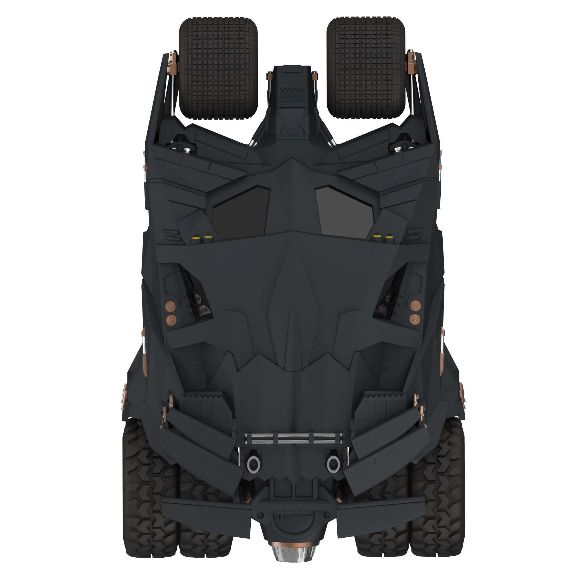 Batman Super Cyborg - Batmobile Tumbler (Full Color)