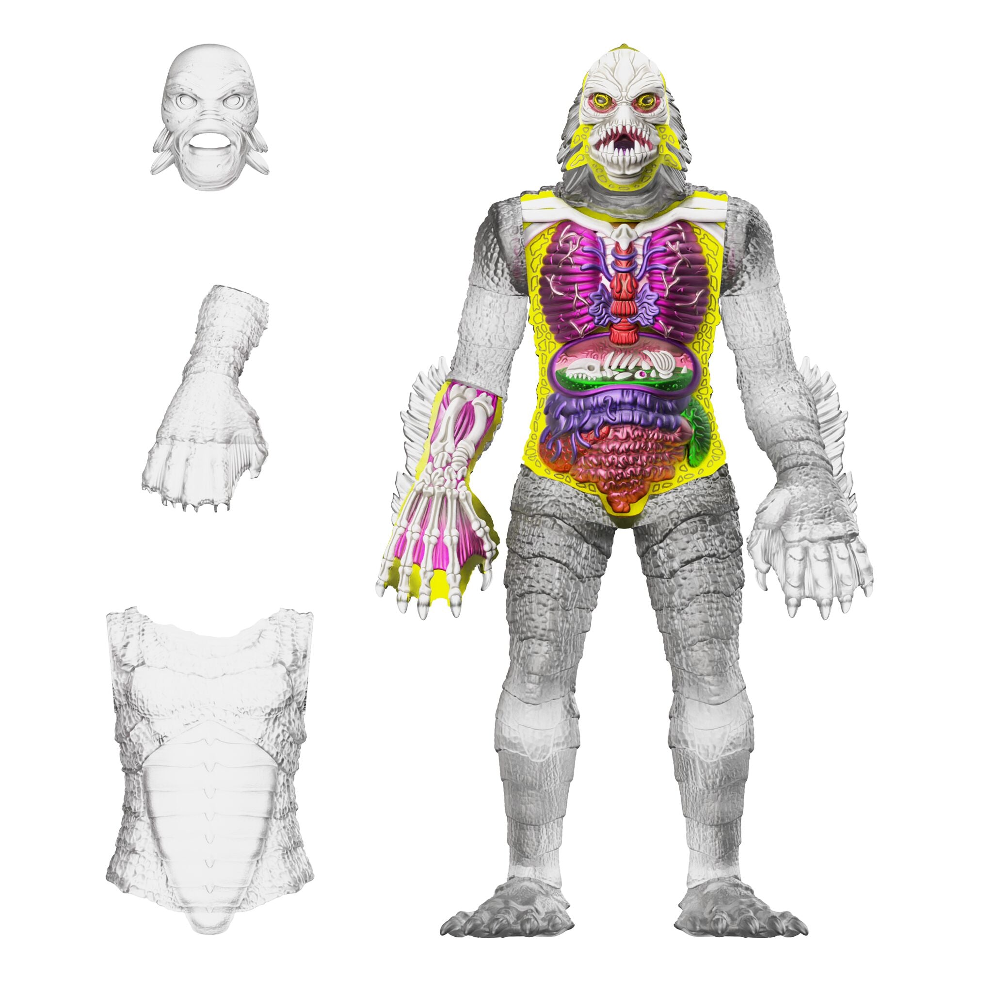 Universal Monsters Super Cyborg - Creature from the Black Lagoon (Clear)