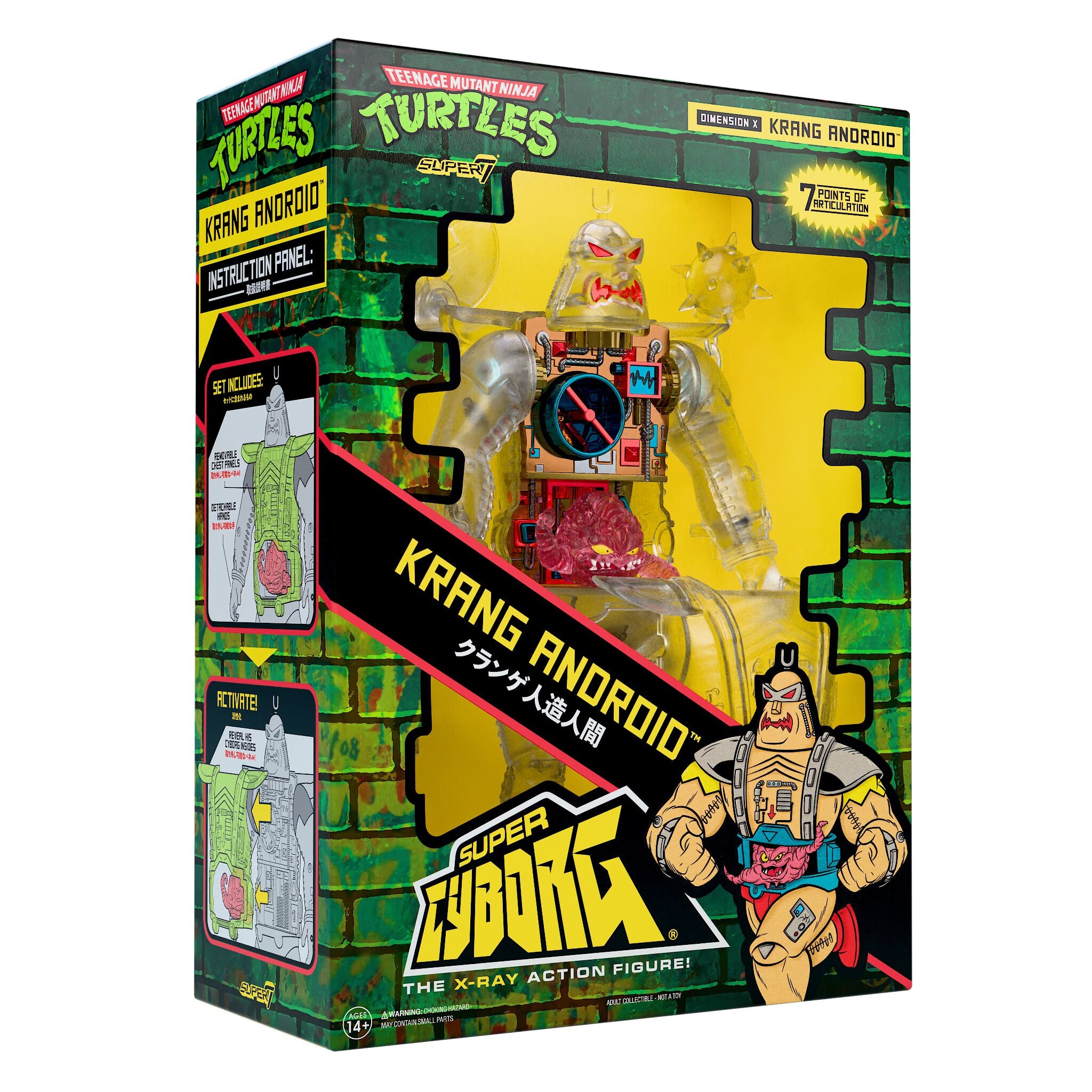 Teenage Mutant Ninja Turtles Super Cyborg - Krang Android (Clear)
