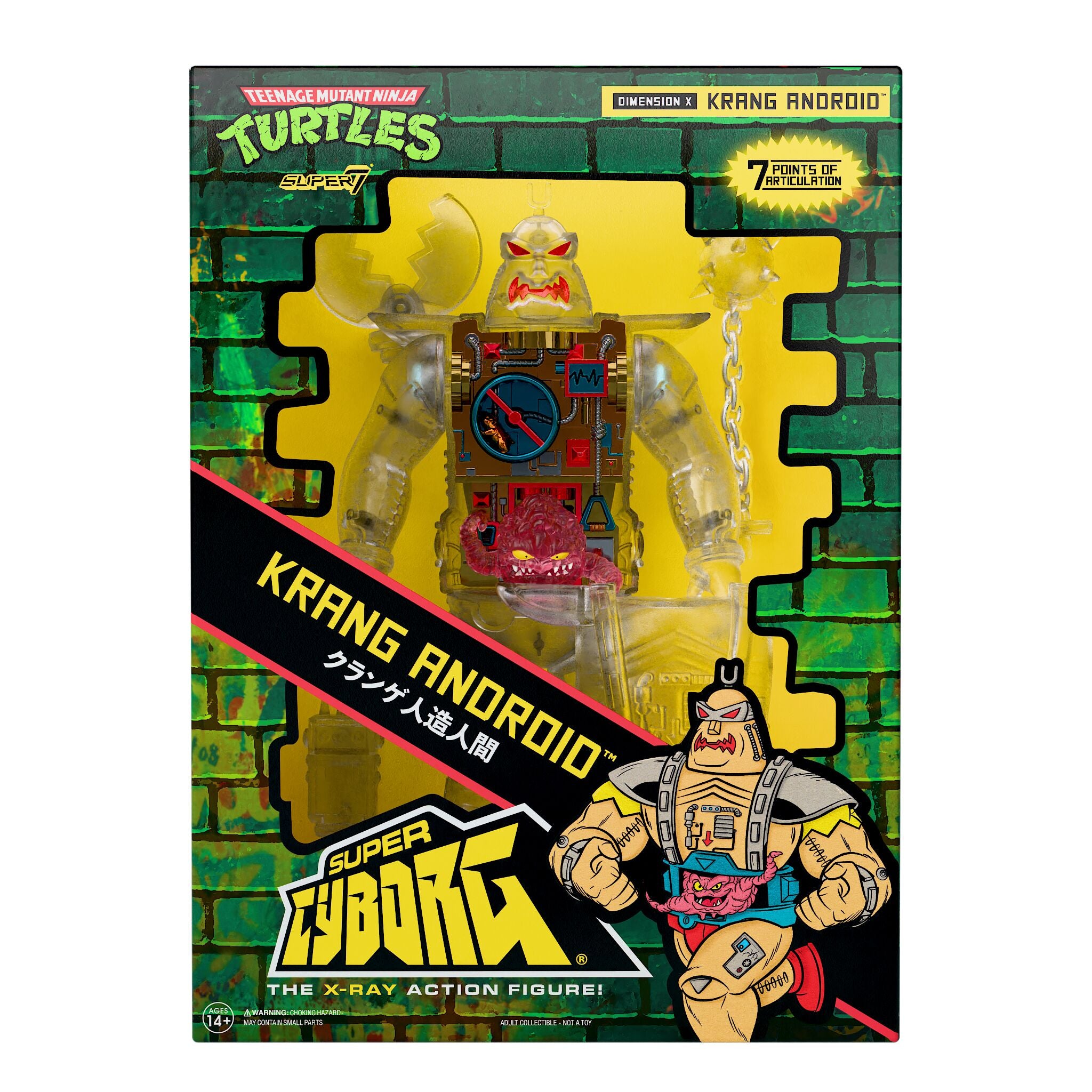Teenage Mutant Ninja Turtles Super Cyborg - Krang Android (Clear)