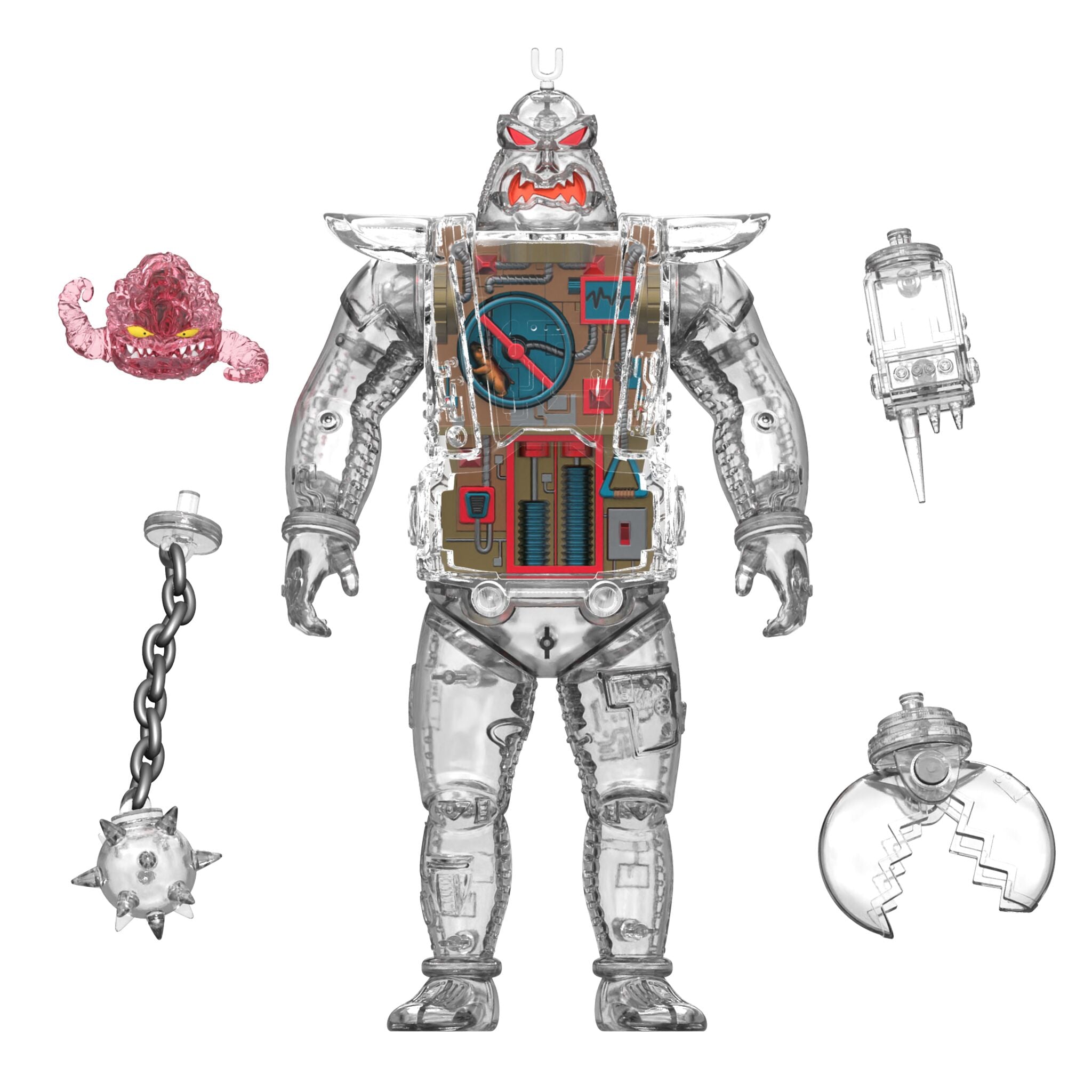 Teenage Mutant Ninja Turtles Super Cyborg - Krang Android (Clear)