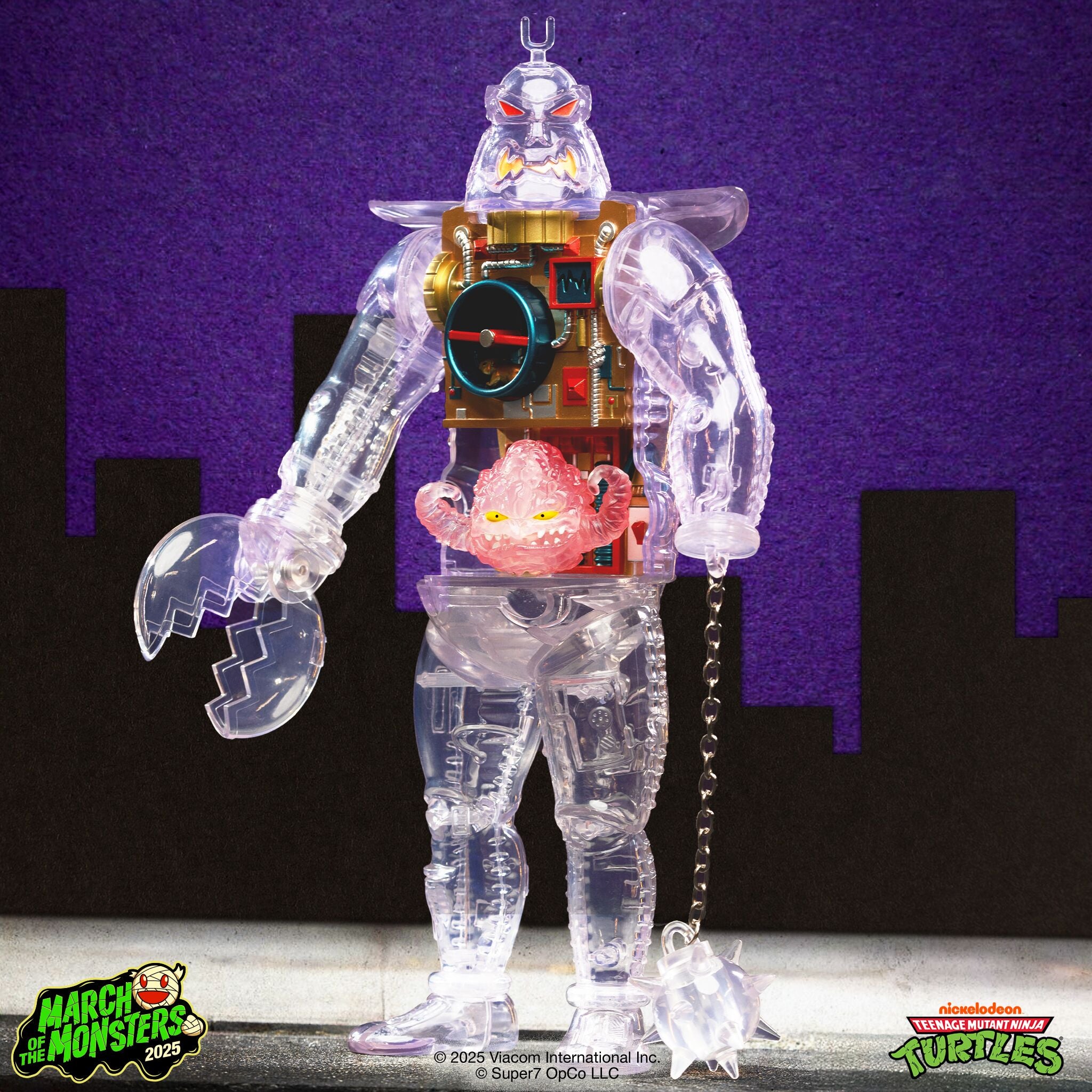 Teenage Mutant Ninja Turtles Super Cyborg - Krang Android (Clear)