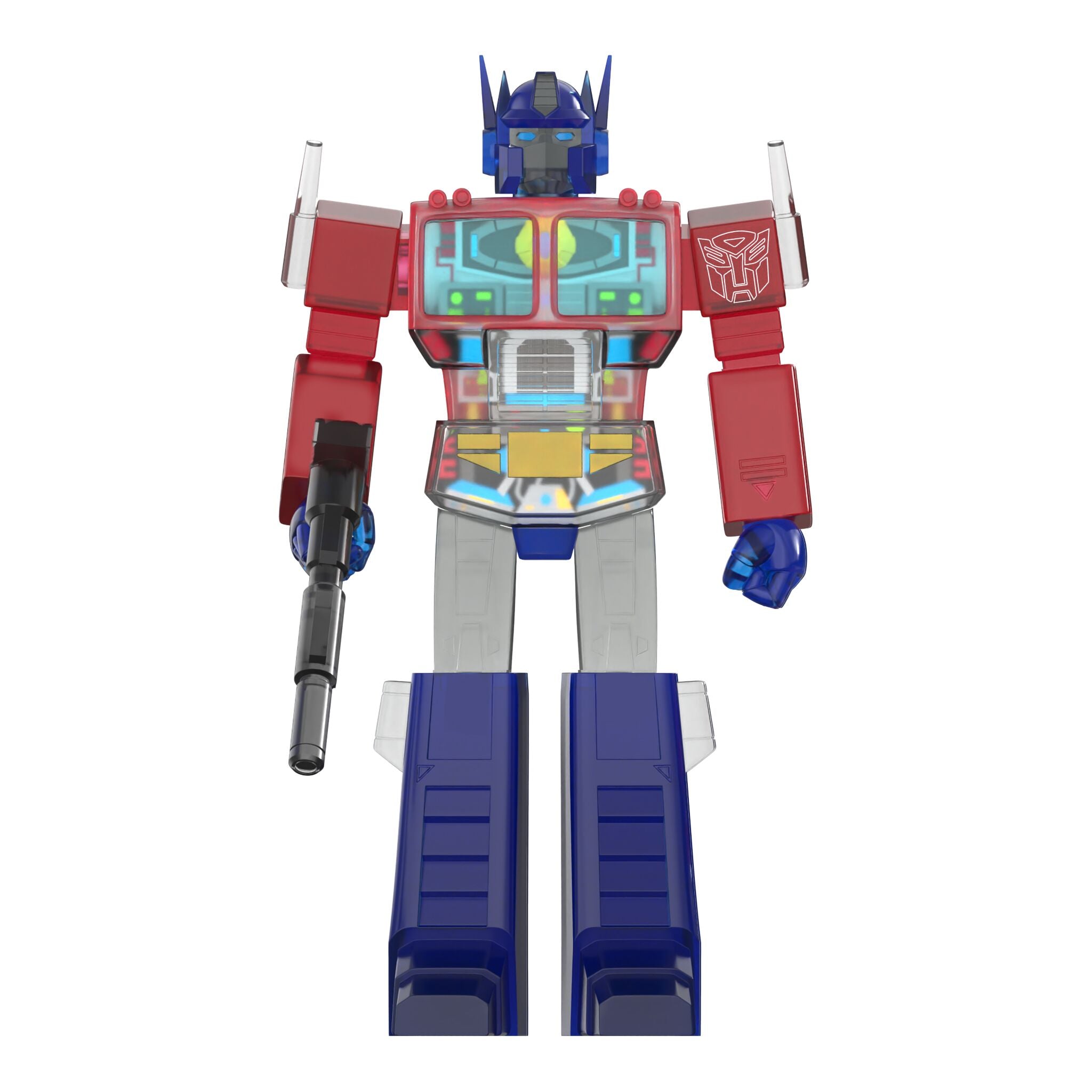 Transformers Super Cyborg - Optimus Prime (Clear Red / Blue)