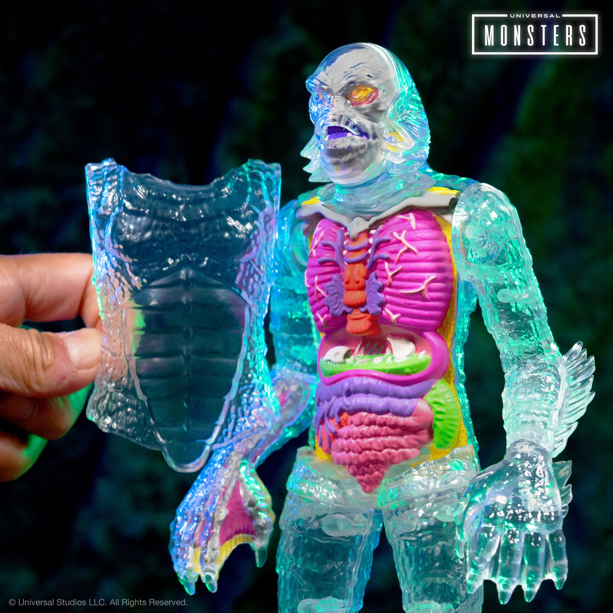 Universal Monsters Super Cyborg - Creature from the Black Lagoon (Clear)