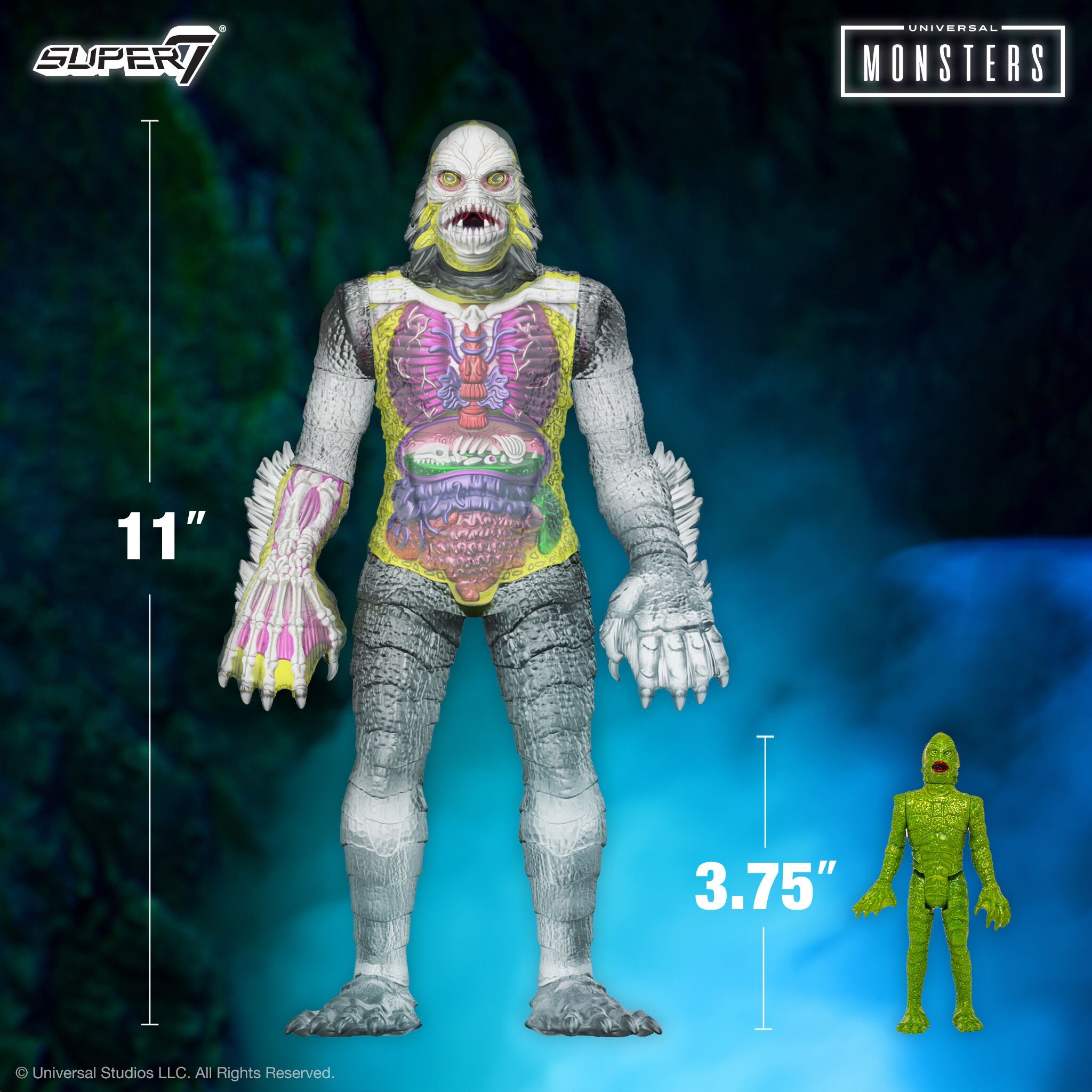 Universal Monsters Super Cyborg - Creature from the Black Lagoon (Clear)