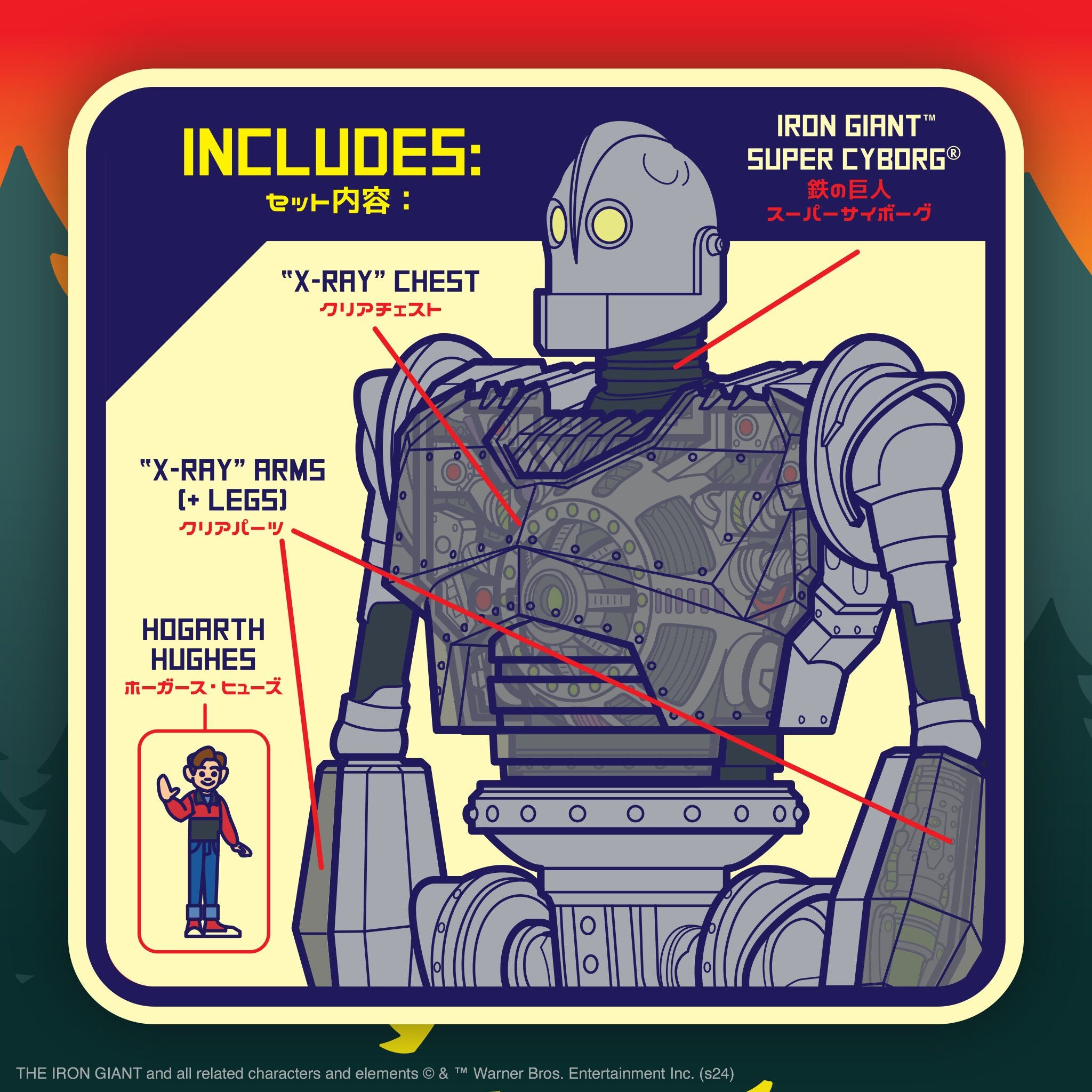 The Iron Giant Super Cyborg - The Iron Giant (Clear)