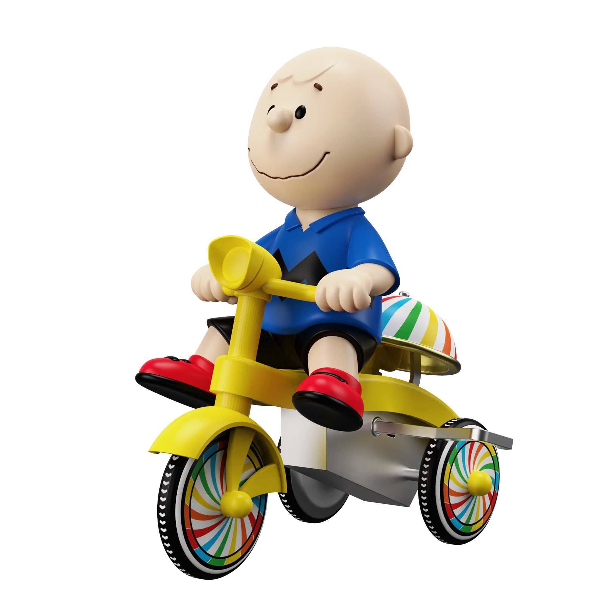Peanuts Super Cycles - Charlie Brown (Blue w/ Yellow Trike)