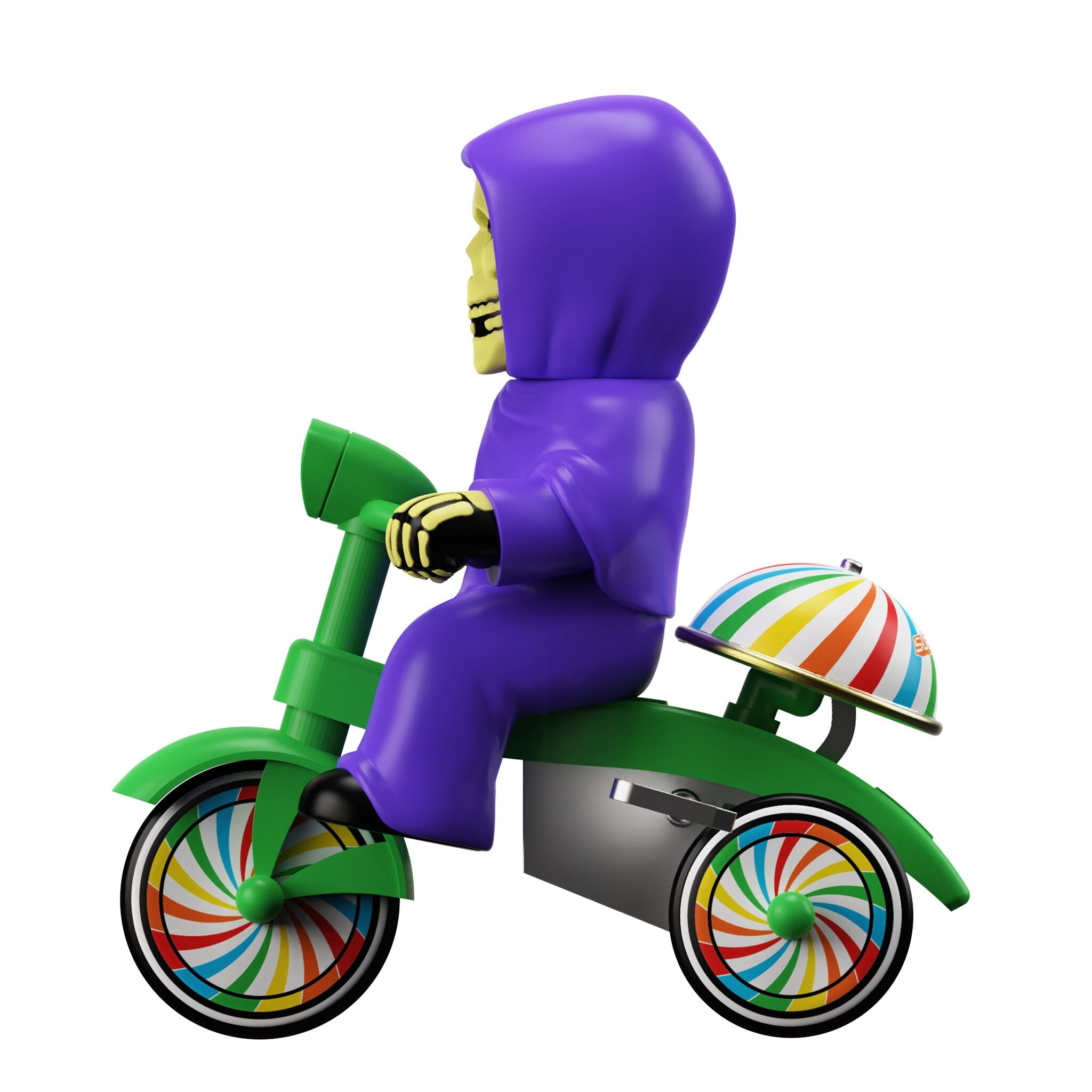 Misfits Super Cycles - Fiend (Purple w/ Green Trike)