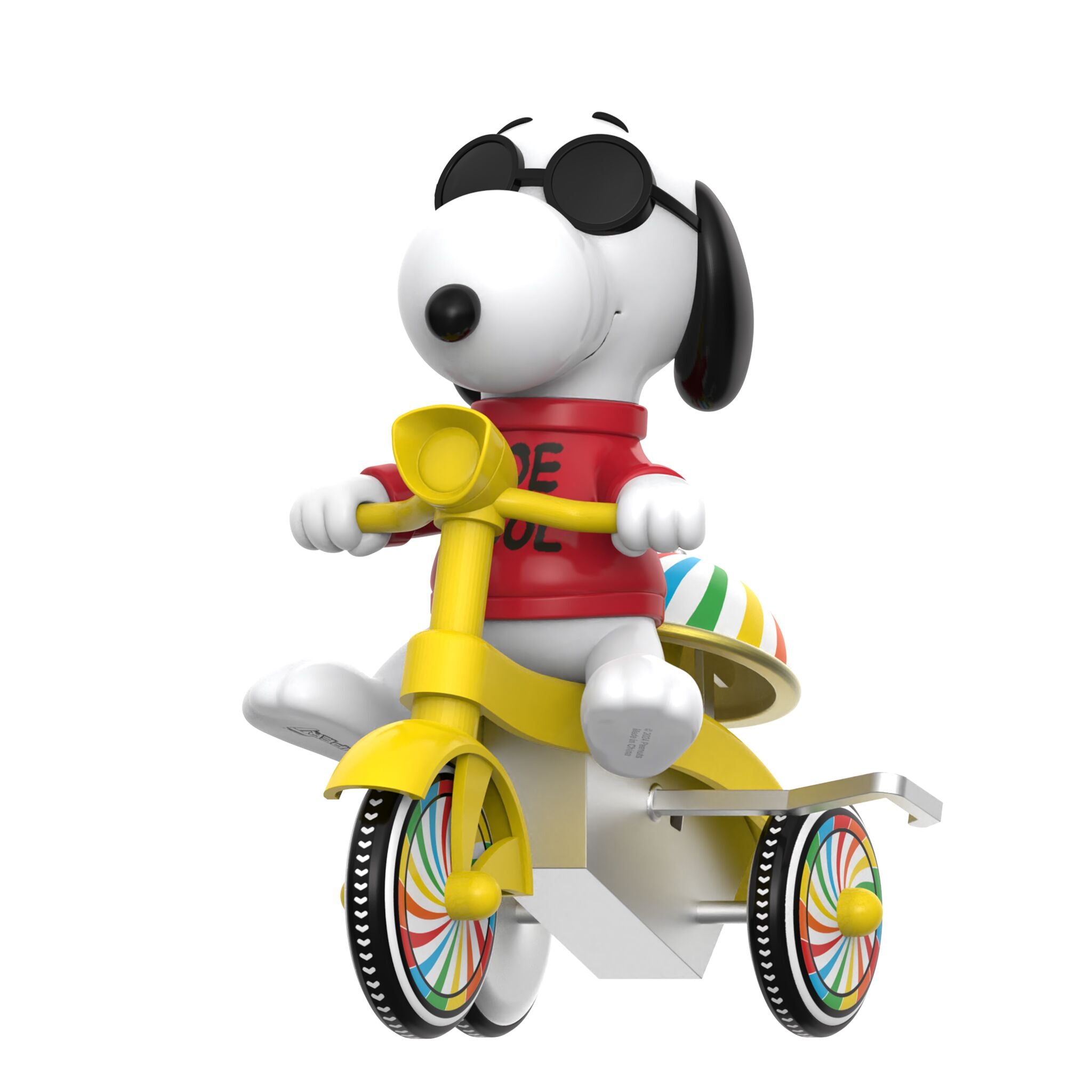 Peanuts Super Cycles - Joe Cool (Red w/ Yellow Trike)