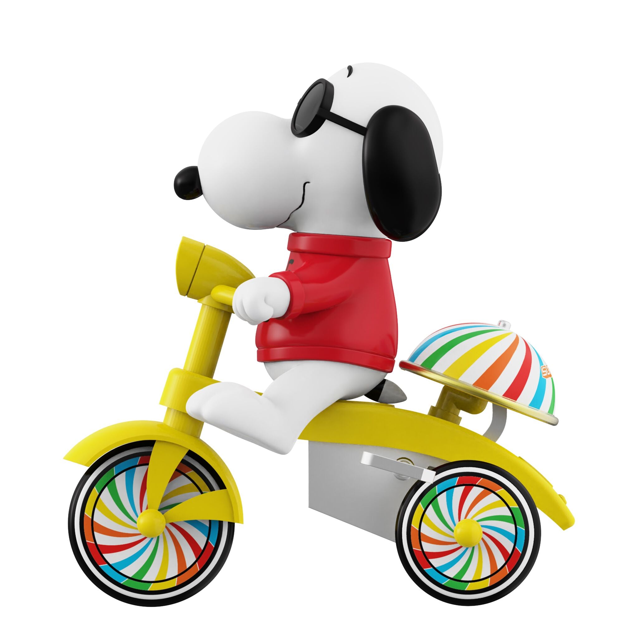 Peanuts Super Cycles - Joe Cool (Red w/ Yellow Trike)