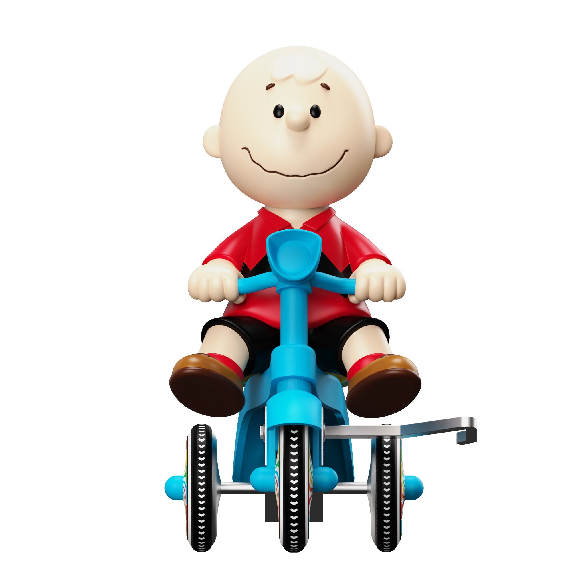 Peanuts Super Cycles - Charlie Brown (Red Shirt w/ Blue Trike)