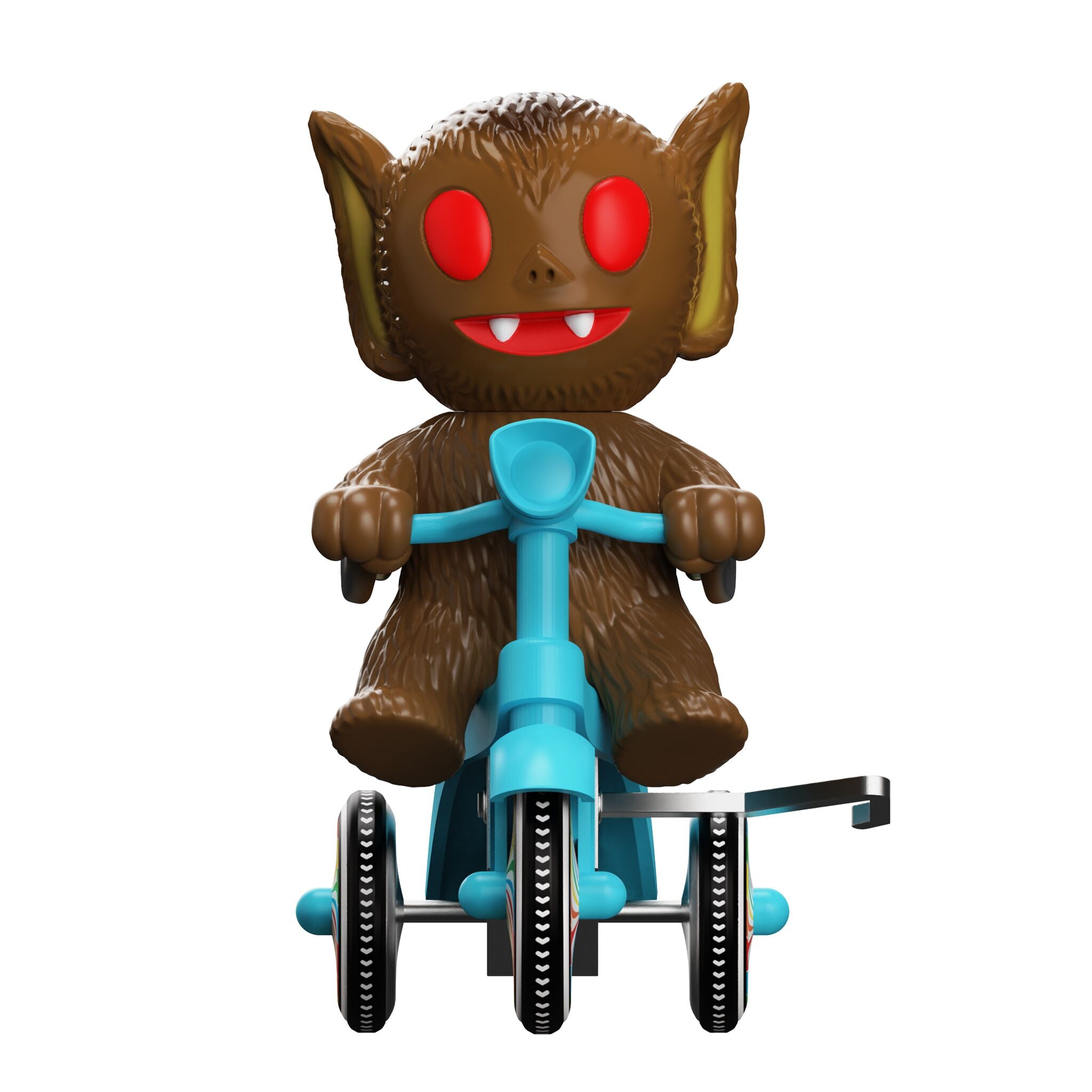 Super7 Super Cycles - Bat Boy (Brown w/ Blue Trike)