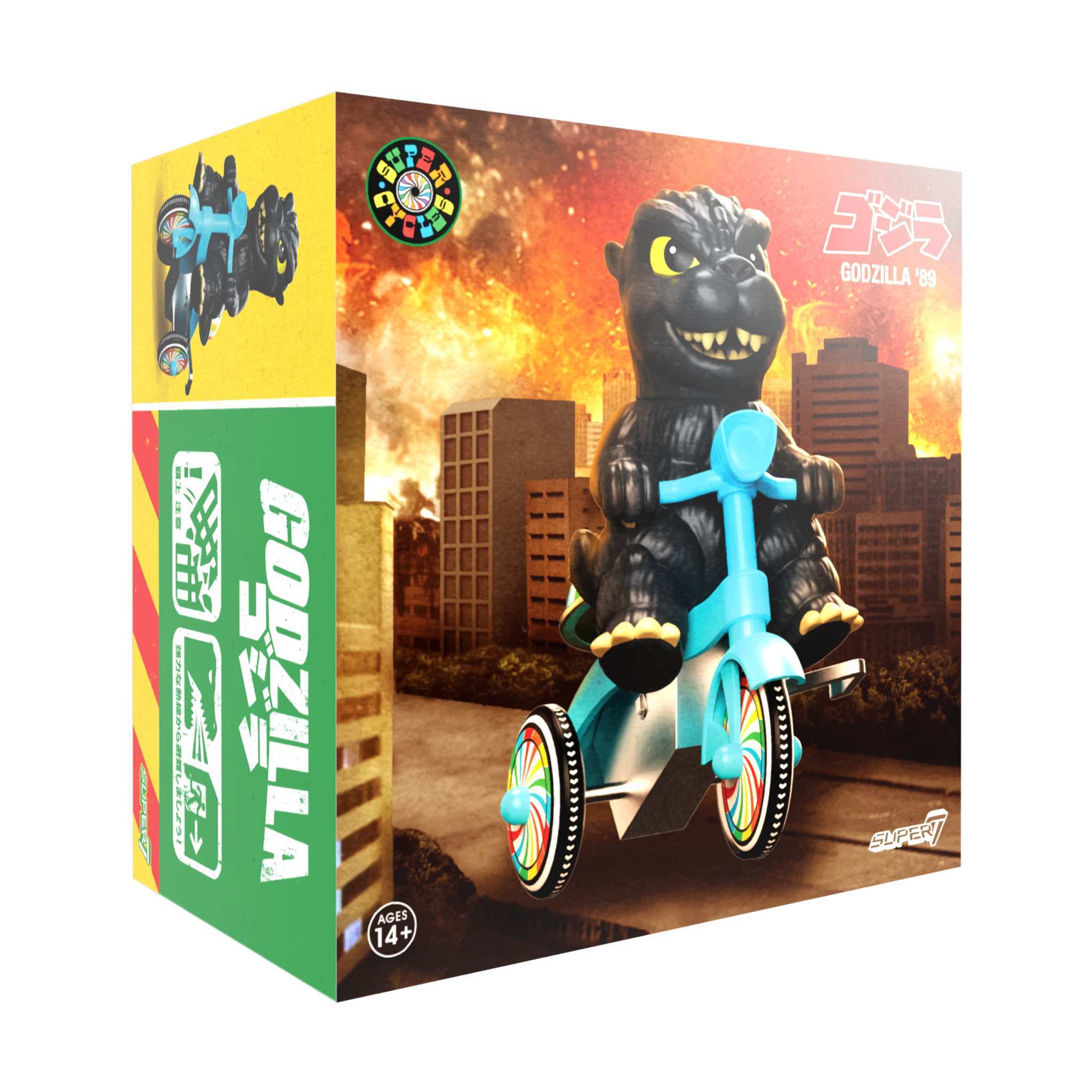 Toho Super Cycles - Godzilla '89 (Blue Trike)