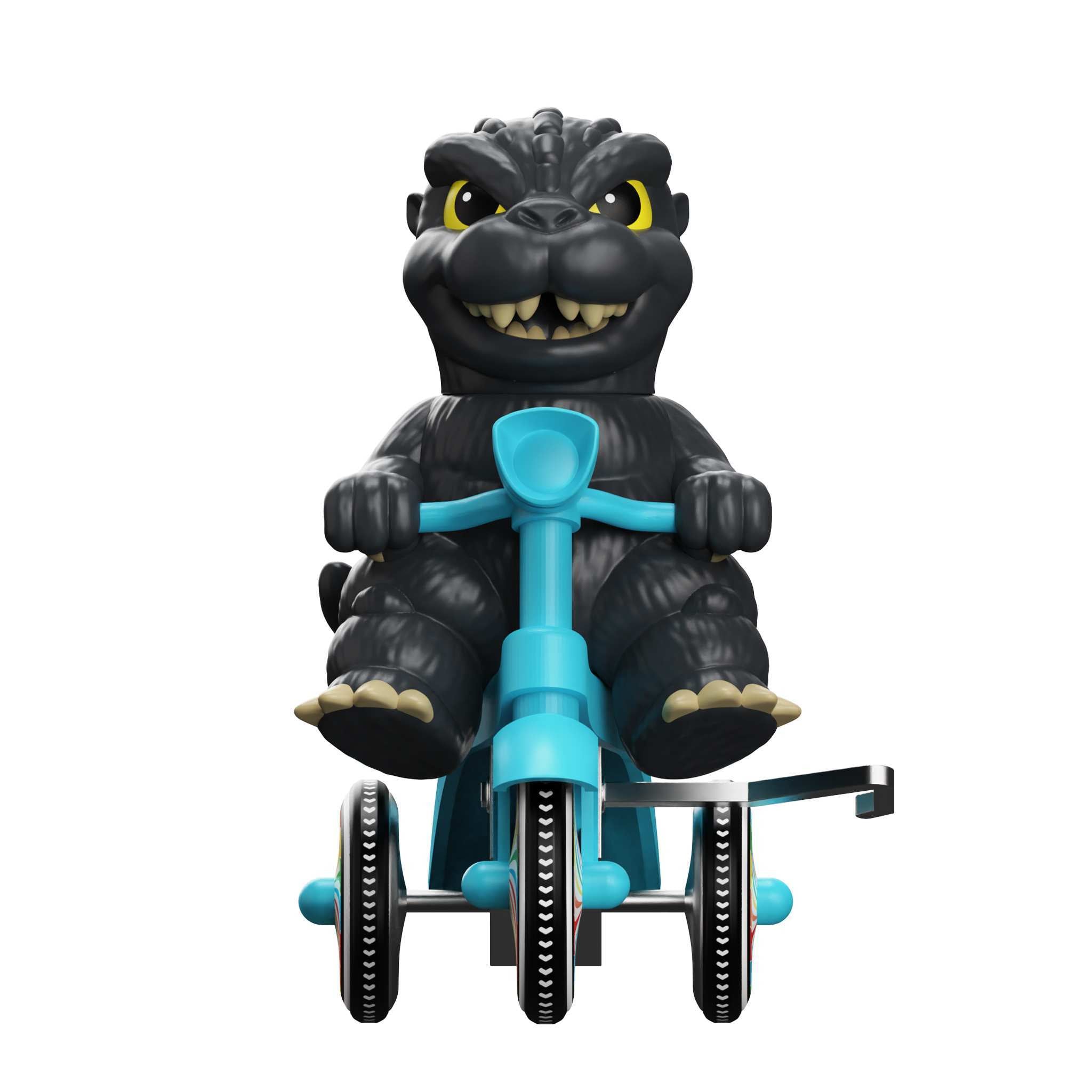 Toho Super Cycles - Godzilla '89 (Blue Trike)