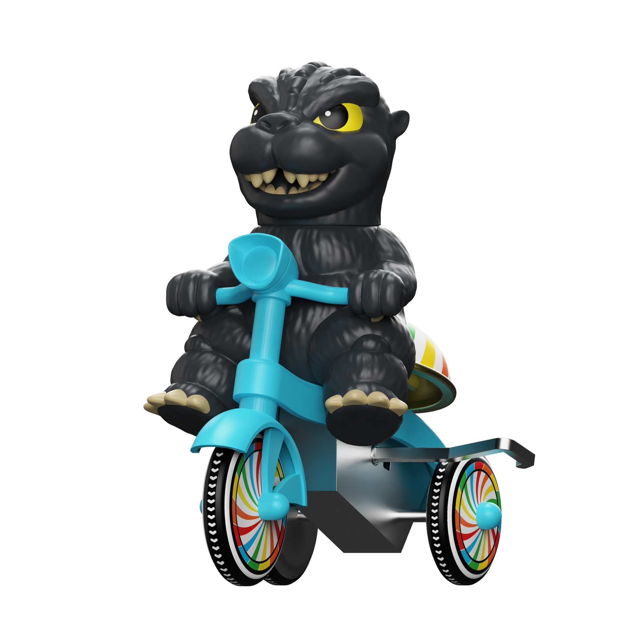 Toho Super Cycles - Godzilla '89 (Blue Trike)