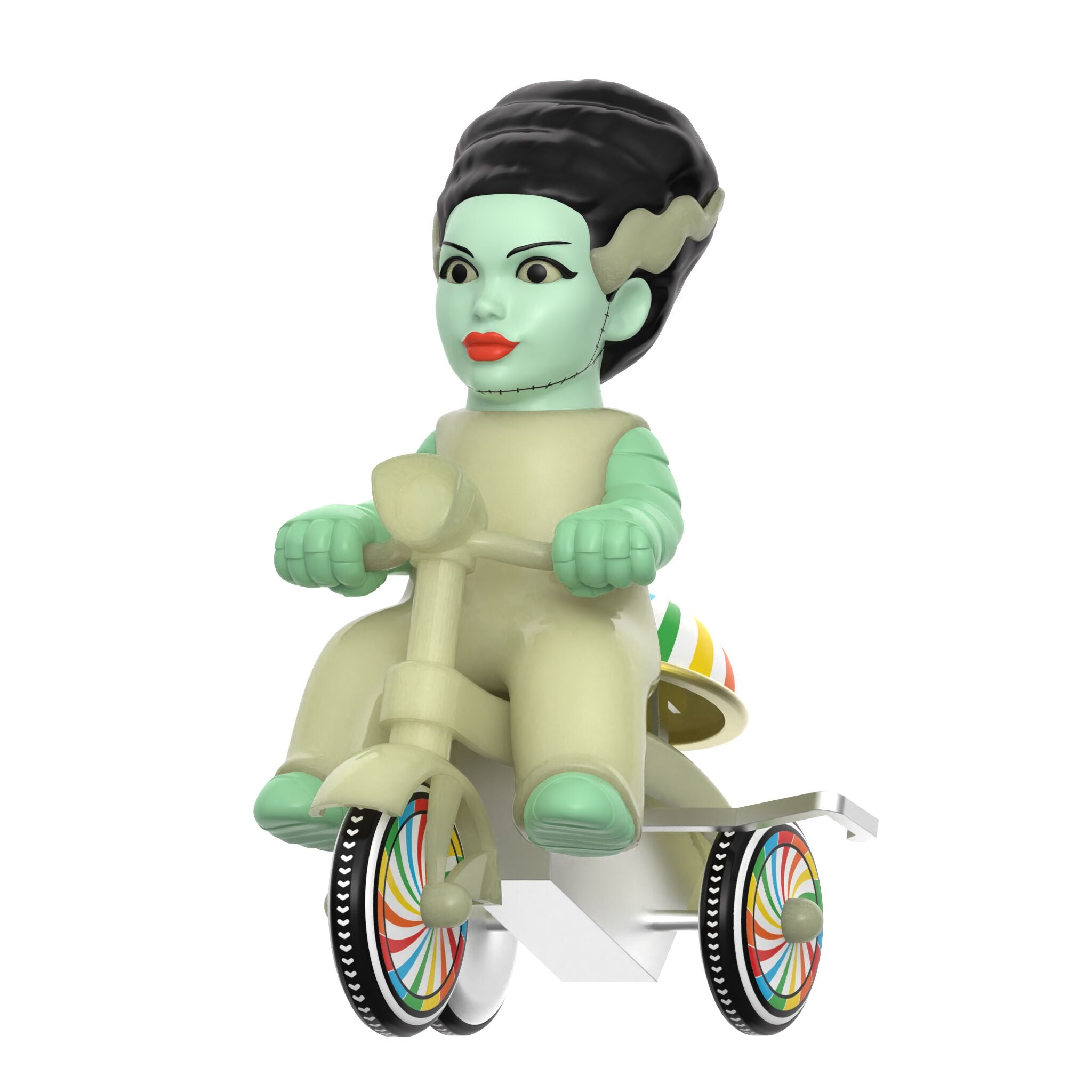 Universal Monsters Super Cycles - Bride of Frankenstein (Glow w/ Glow Trike)