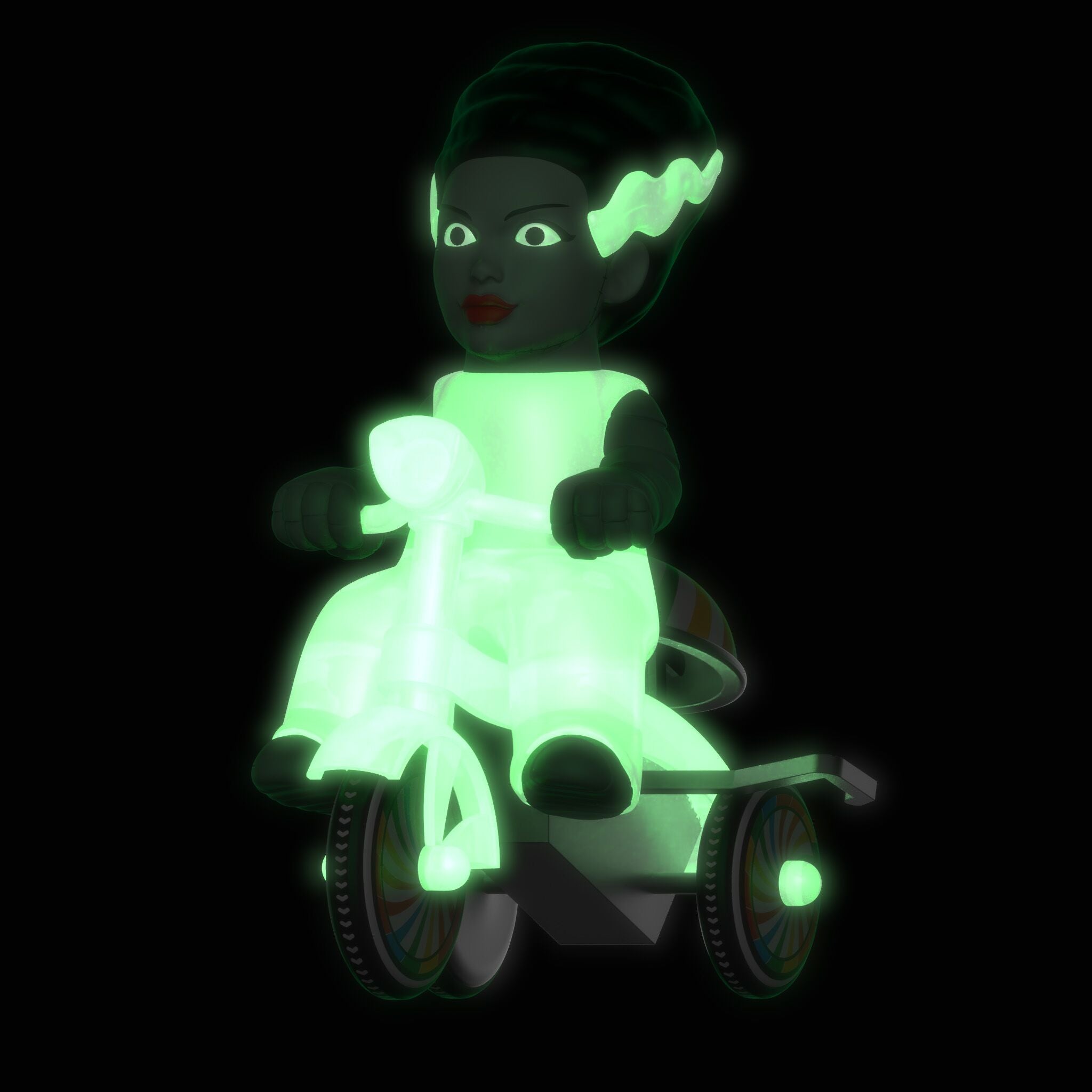 Universal Monsters Super Cycles - Bride of Frankenstein (Glow w/ Glow Trike)