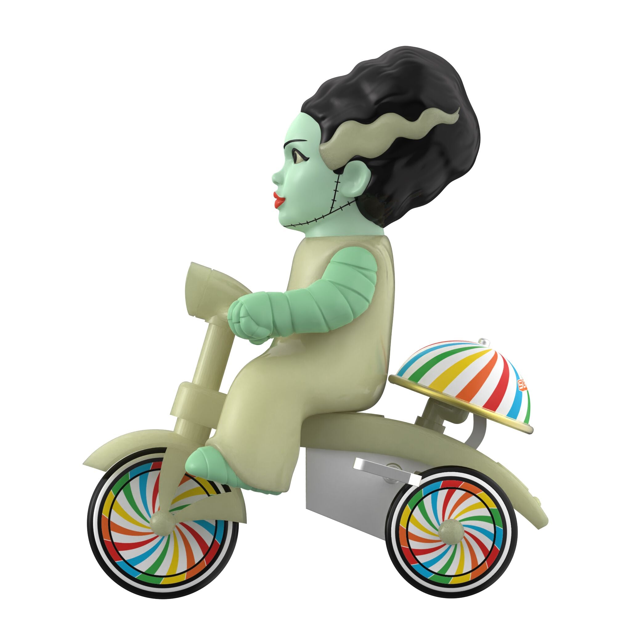 Universal Monsters Super Cycles - Bride of Frankenstein (Glow w/ Glow Trike)