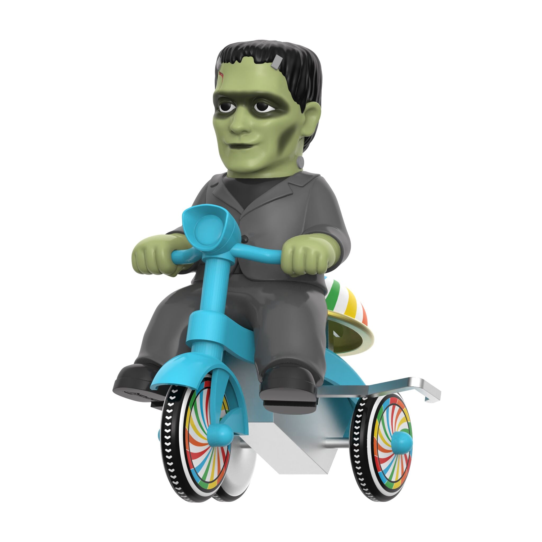 Universal Monsters Super Cycles - Frankenstein (Black w/ Blue Trike)