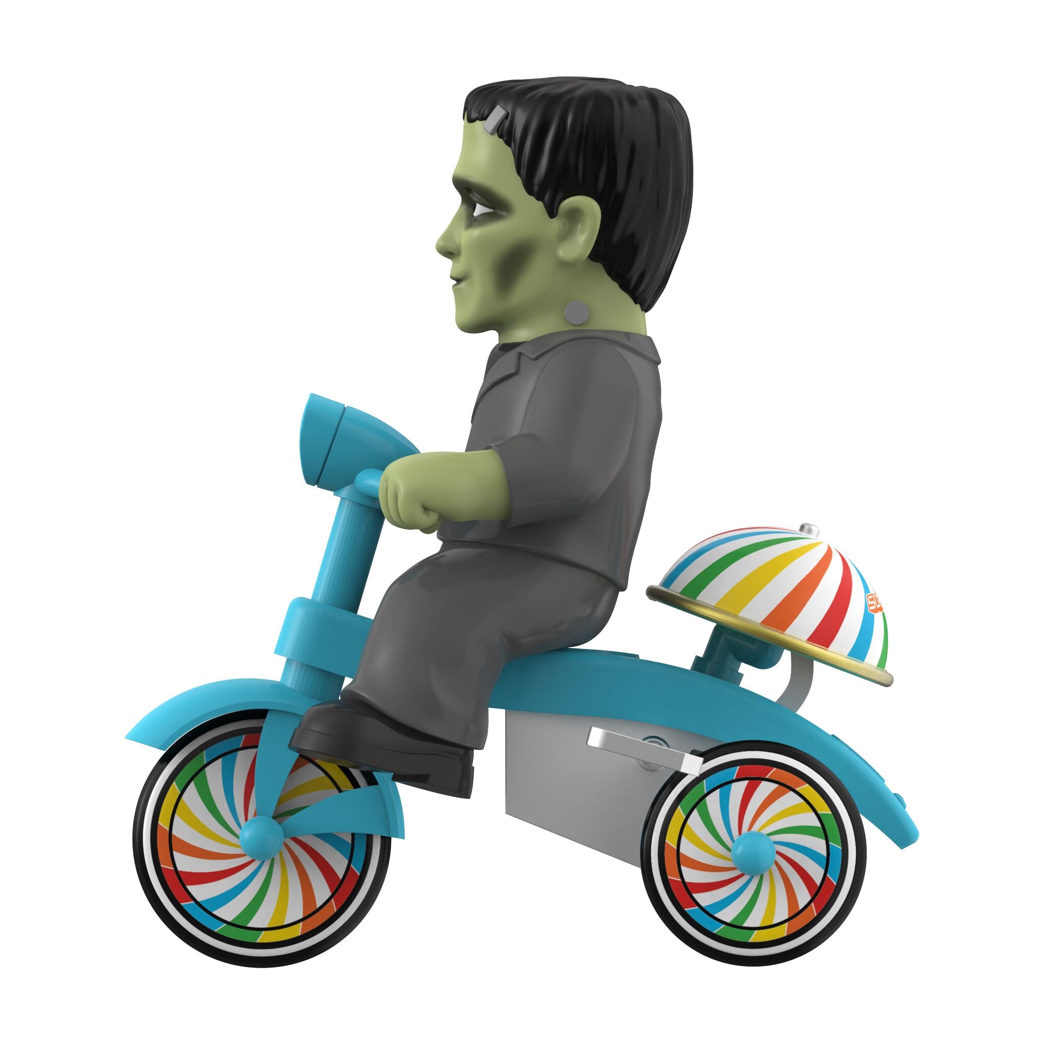 Universal Monsters Super Cycles - Frankenstein (Black w/ Blue Trike)