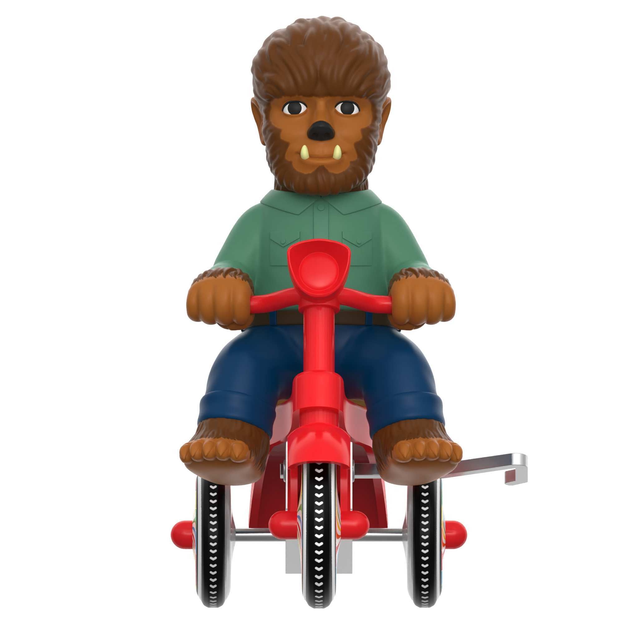 Universal Monsters Super Cycles - The Wolf Man (Brown w/ Red Trike)