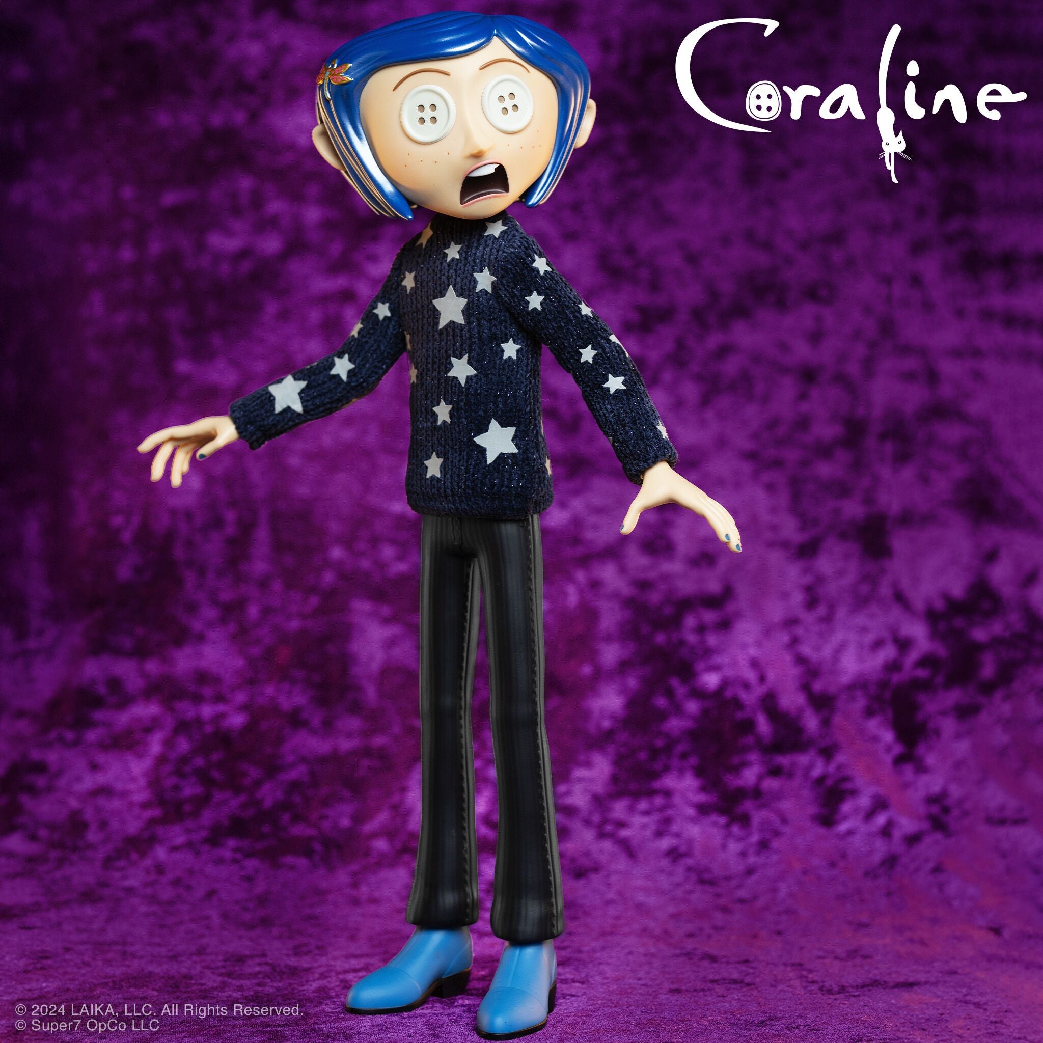 Coraline SuperSize Vinyl - Coraline (Button Eyes)