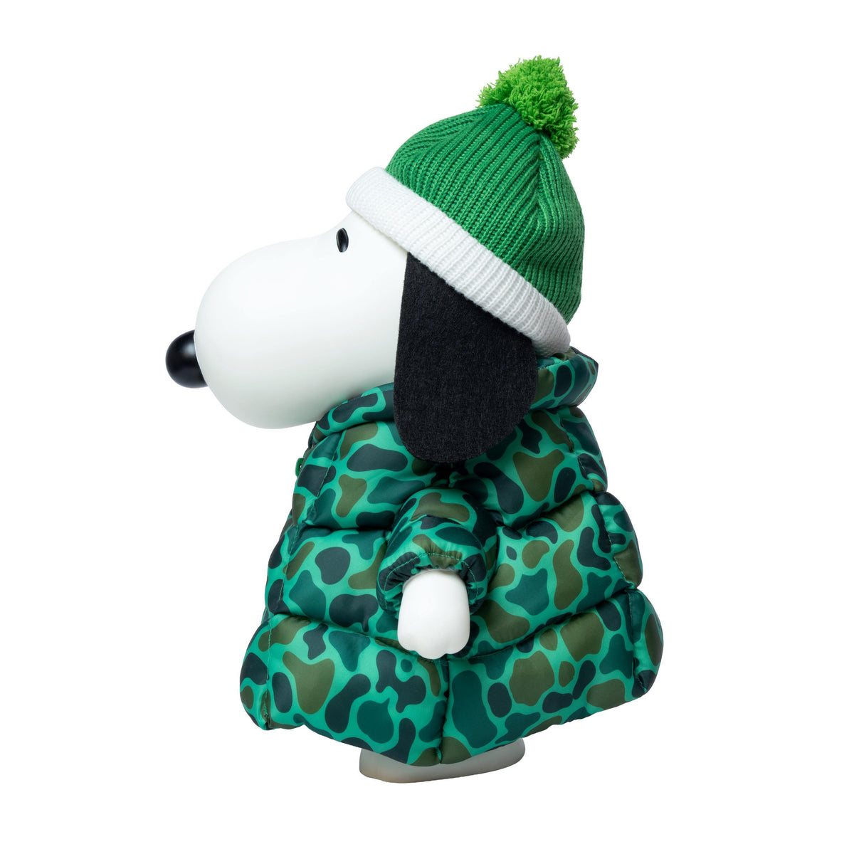 Peanuts SuperSize Vinyl (Snoopy, Puffy Coat) - Snoopy (Puffy Coat, Camo, DTC XCL)