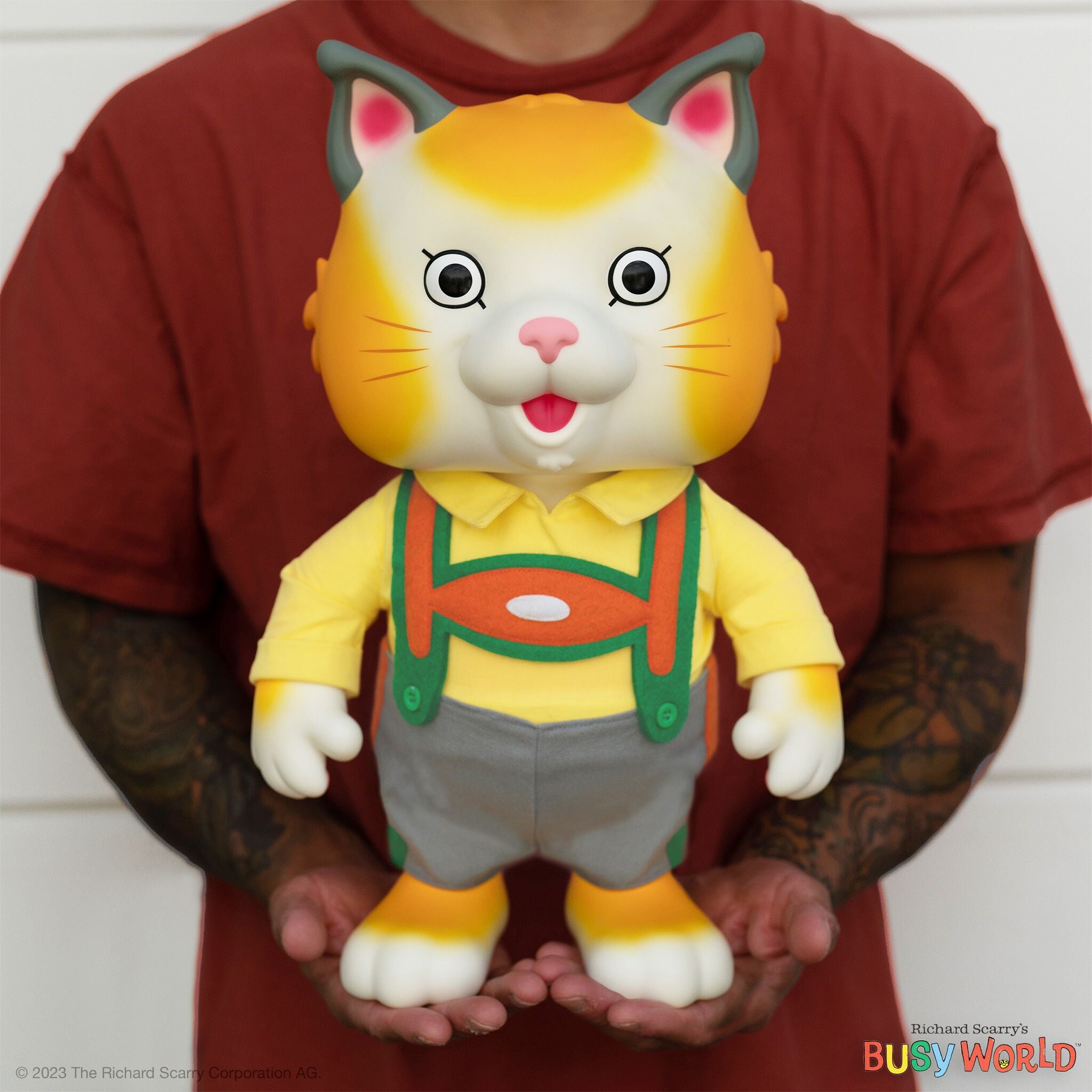 Richard Scarry SuperSize Vinyl Figure - Huckle Cat