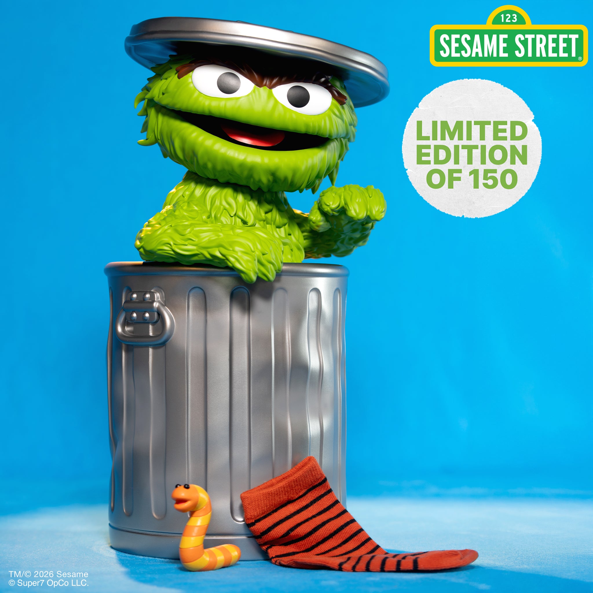 Sesame Street SuperSize Vinyl Oscar The Grouch - Oscar The Grouch