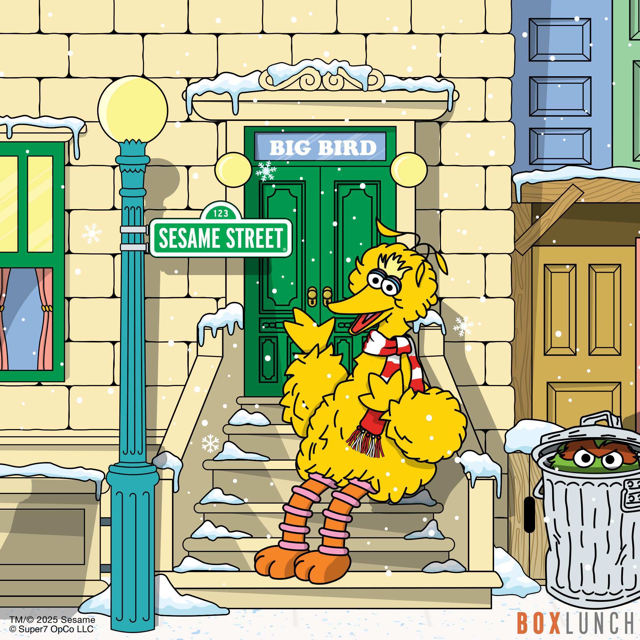 Sesame Street SuperSize Vinyl - Big Bird (Scarf)