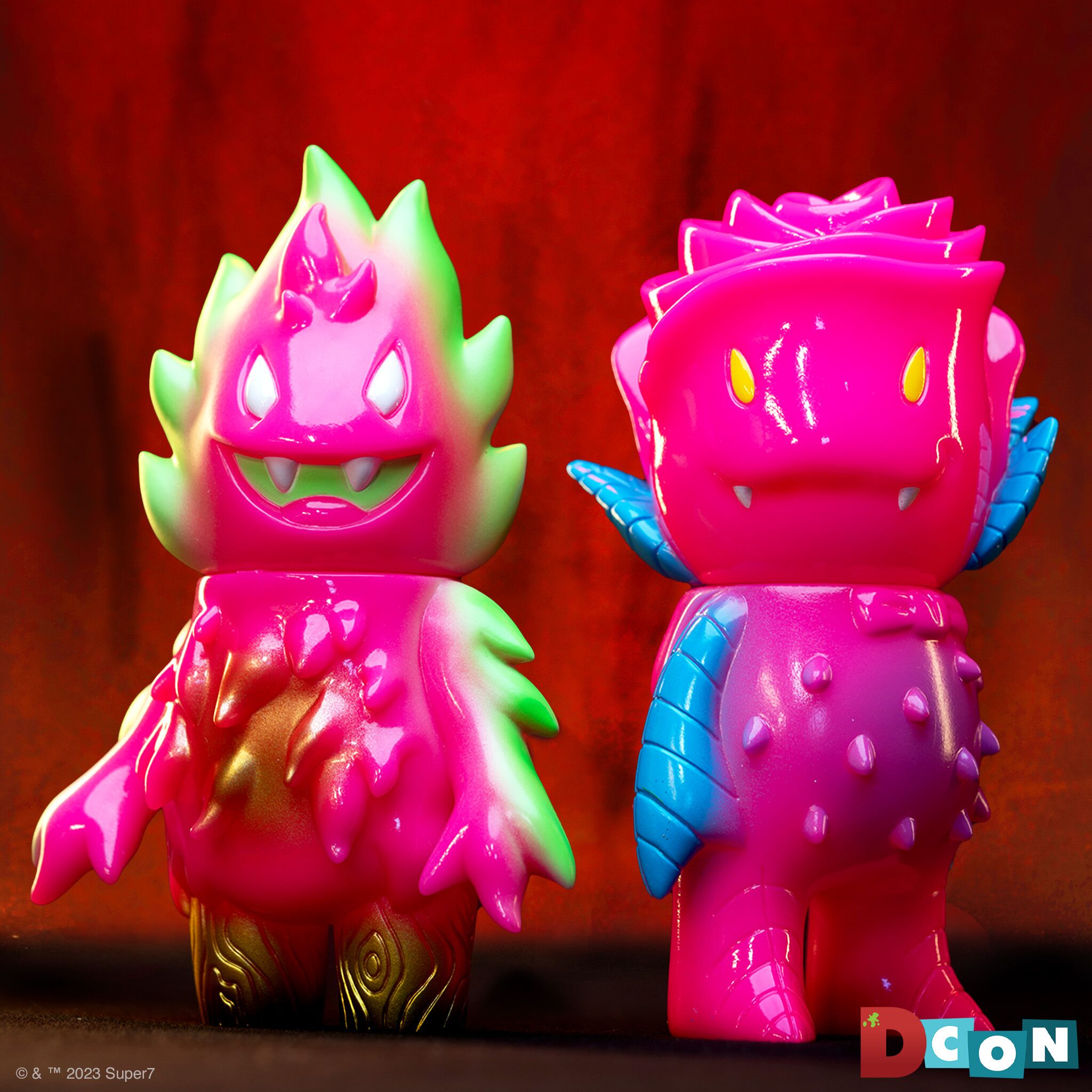 Super7 Japanese Vinyl - Monster Family - Honoo (Blazing Pink)
