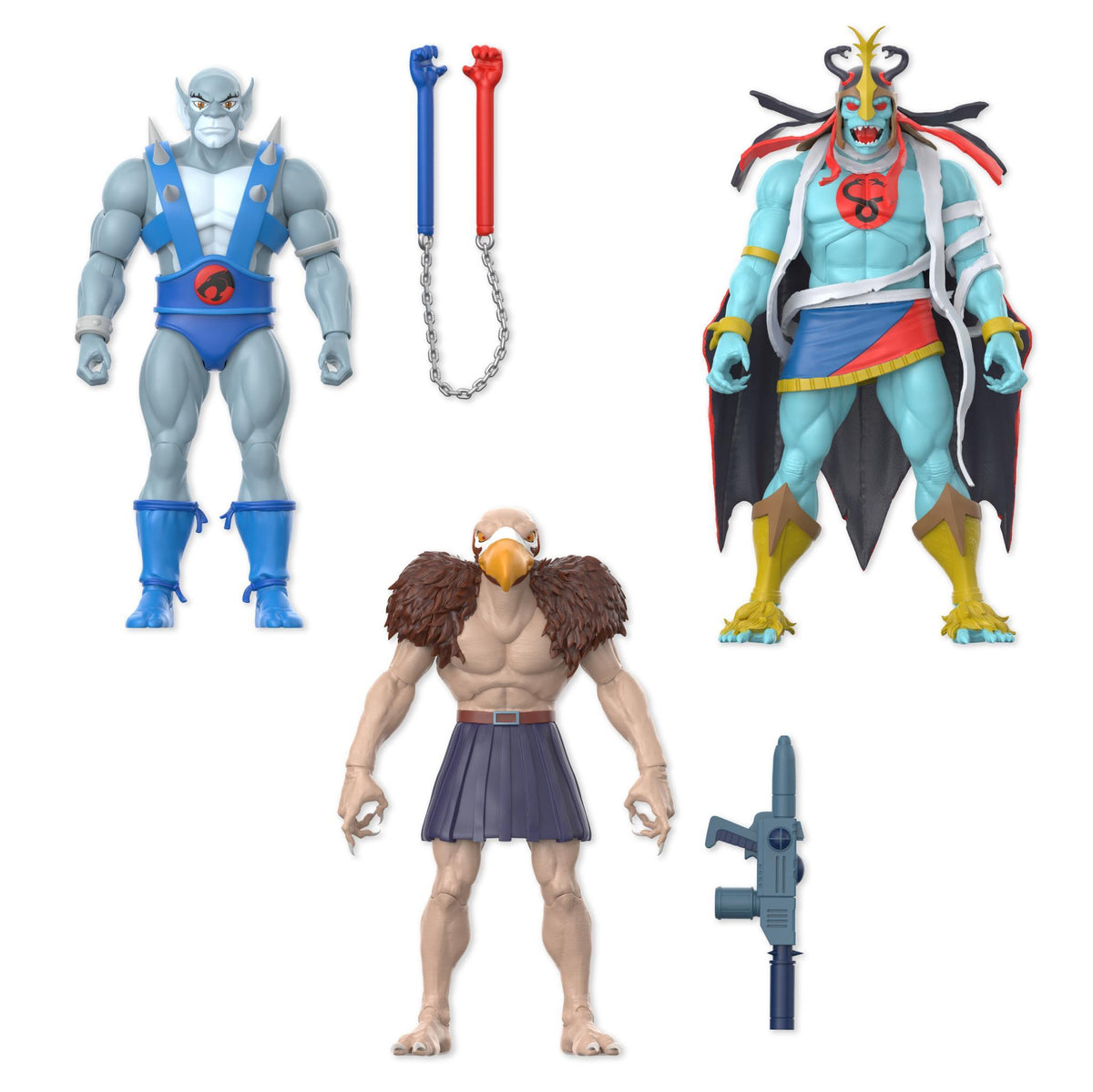 ThunderCats DELUXE Wave 05 - (Vultureman, Panthro & Mumm-Ra (The Ever Living)