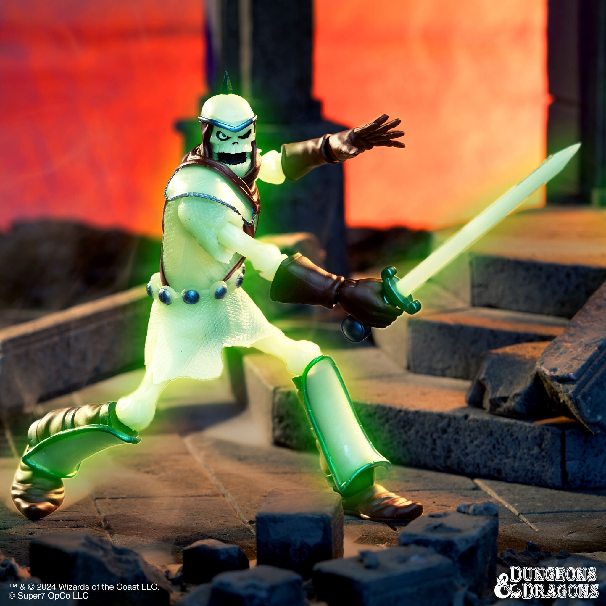 Dungeons and Dragons ULTIMATES! - Dekkion The Skeleton Warrior (Glow)