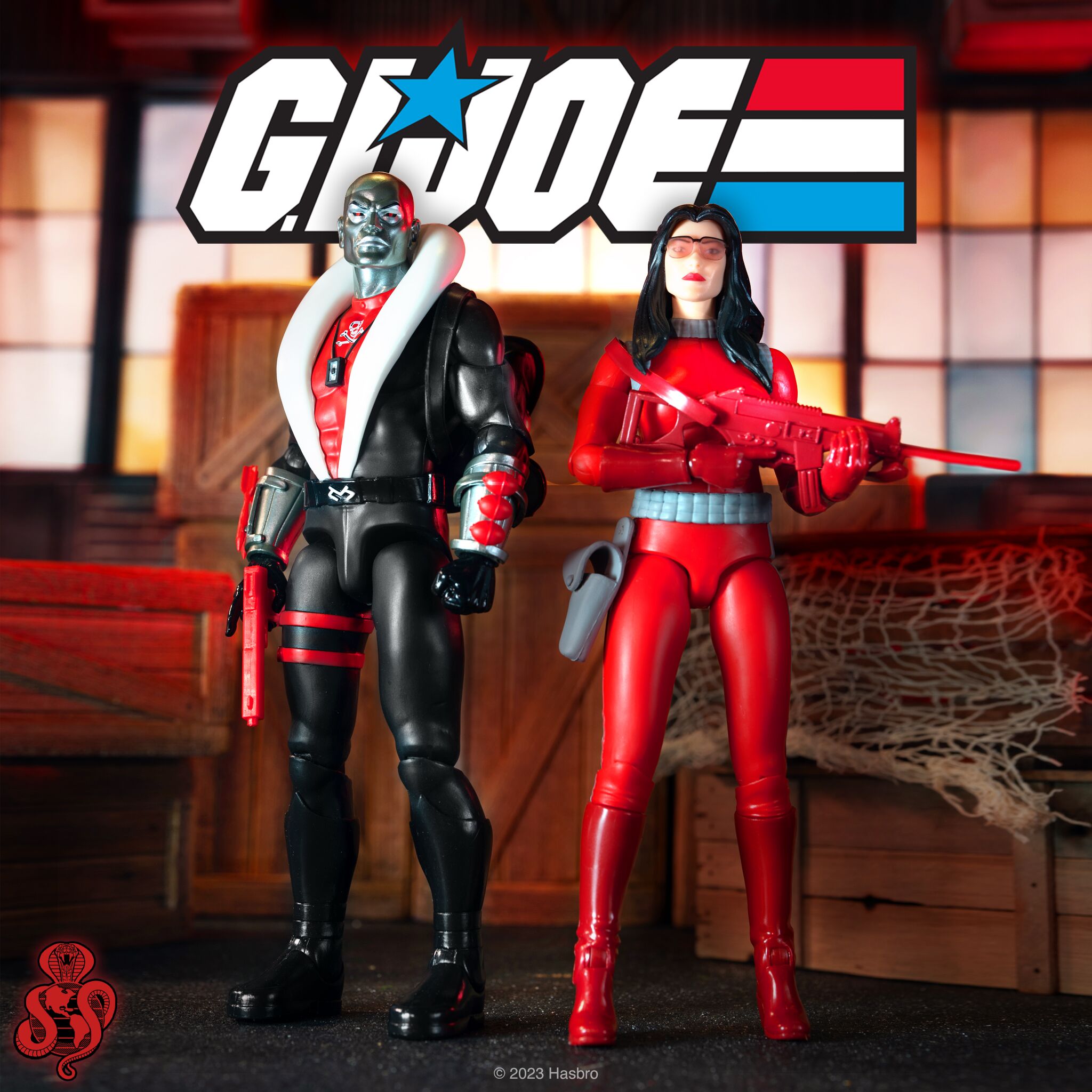 G.I. Joe ULTIMATES! - Baroness (Rednok) & Destro (Red Jackal)