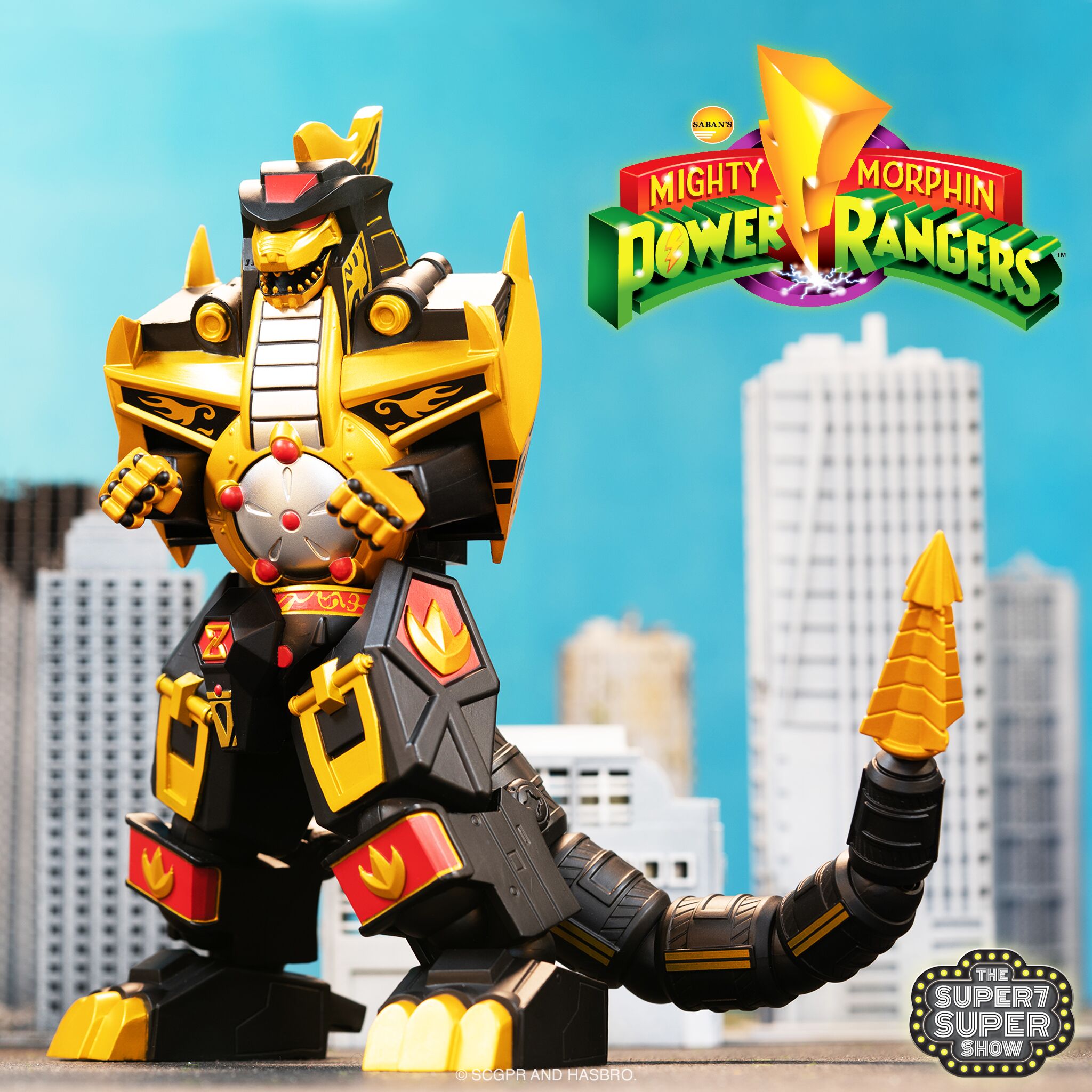 Mighty Morphin Power Rangers Ultimates! - DragonZord (Black & Gold)