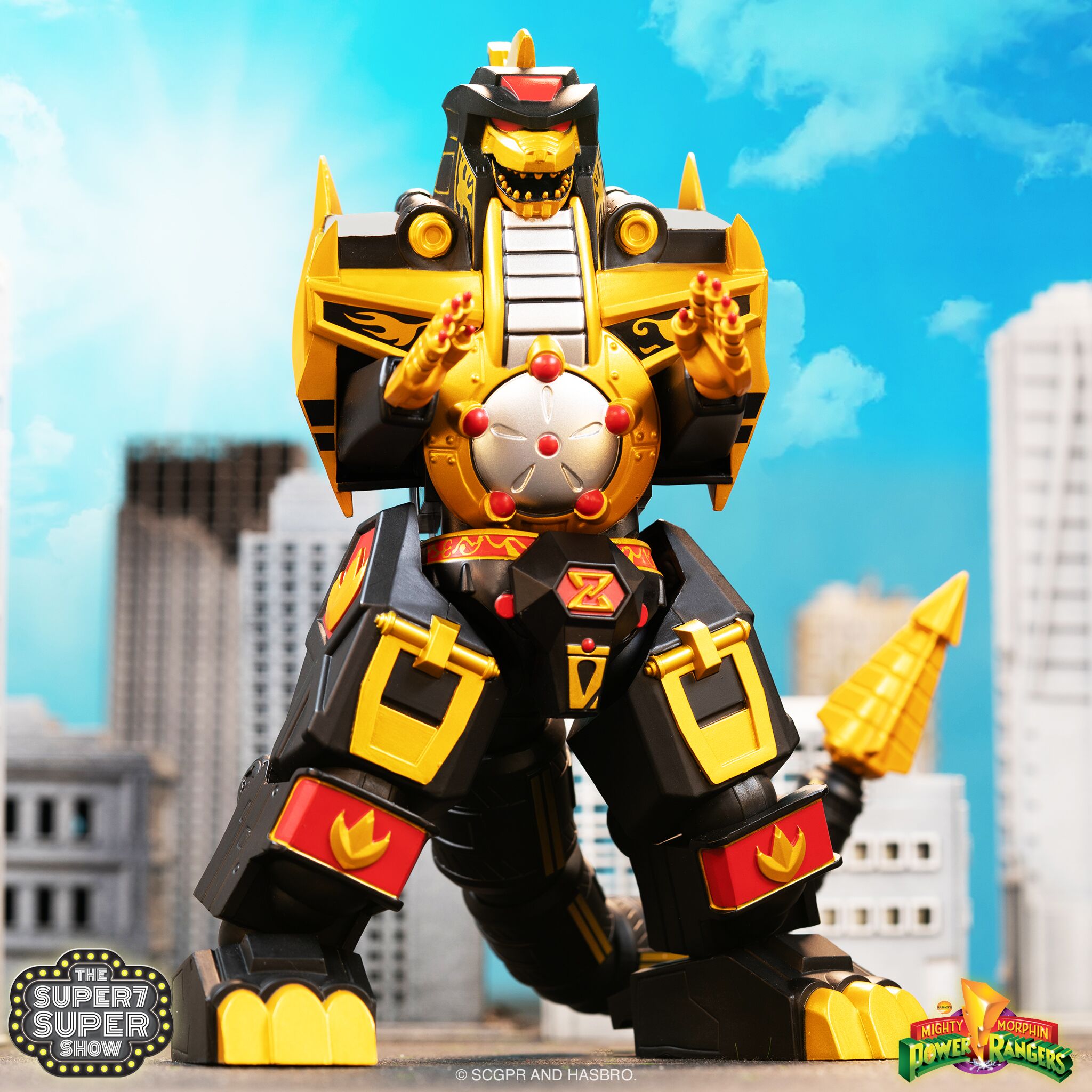 Mighty Morphin Power Rangers Ultimates! - DragonZord (Black & Gold)