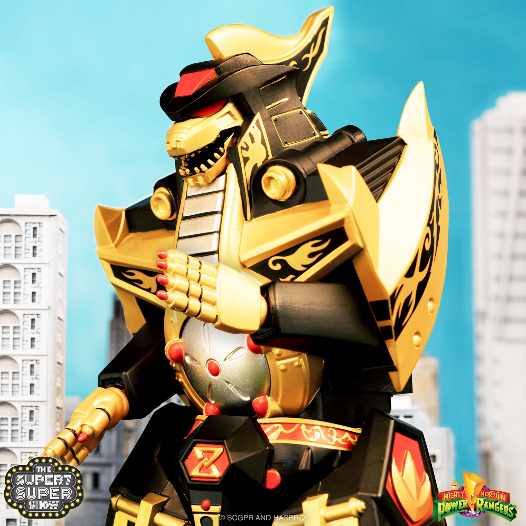 Mighty Morphin Power Rangers Ultimates! - DragonZord (Black & Gold)